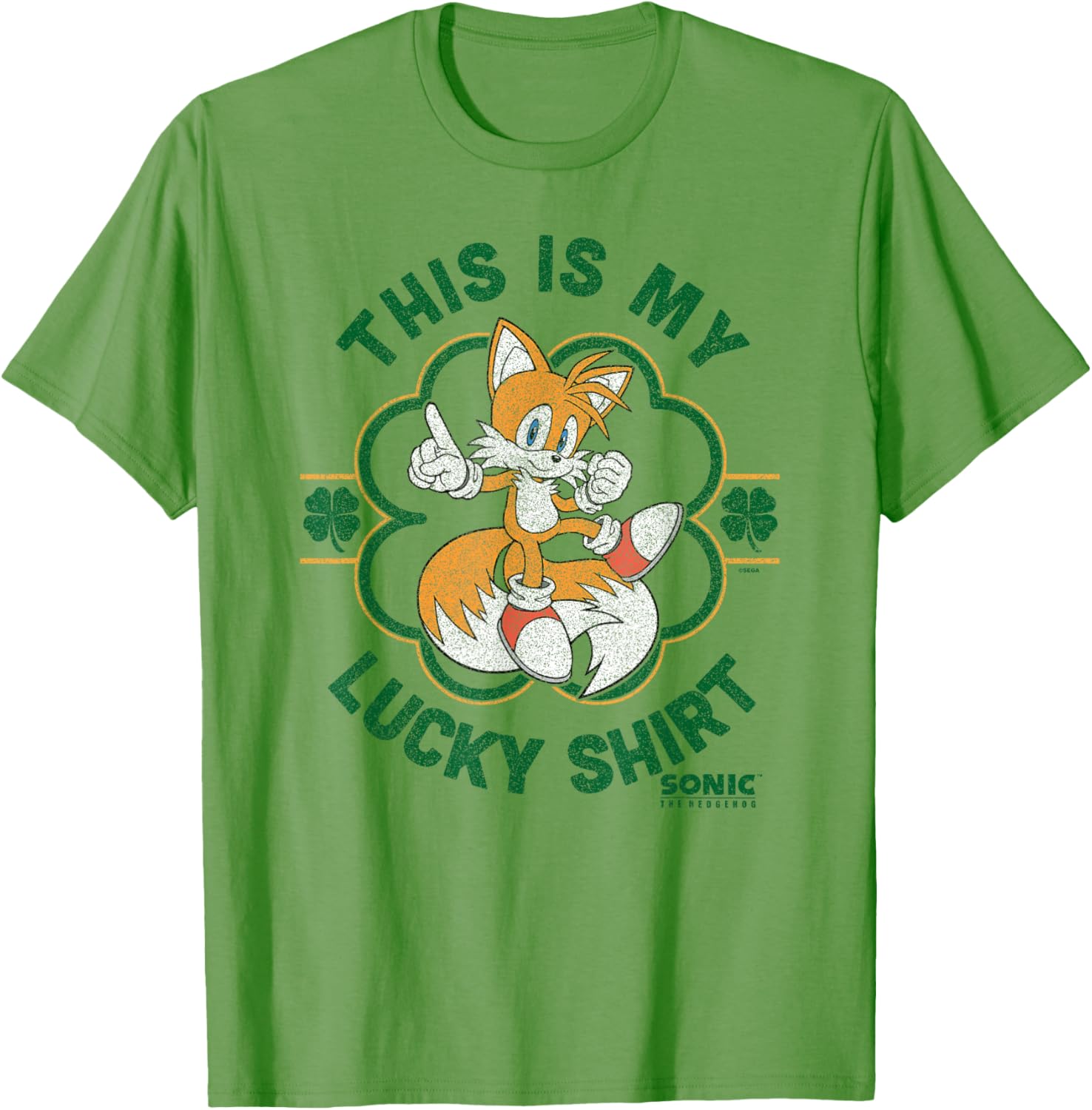 Sonic The Hedgehog St. Patrick's Day Lucky Shirt for Fun Celebrations - 1