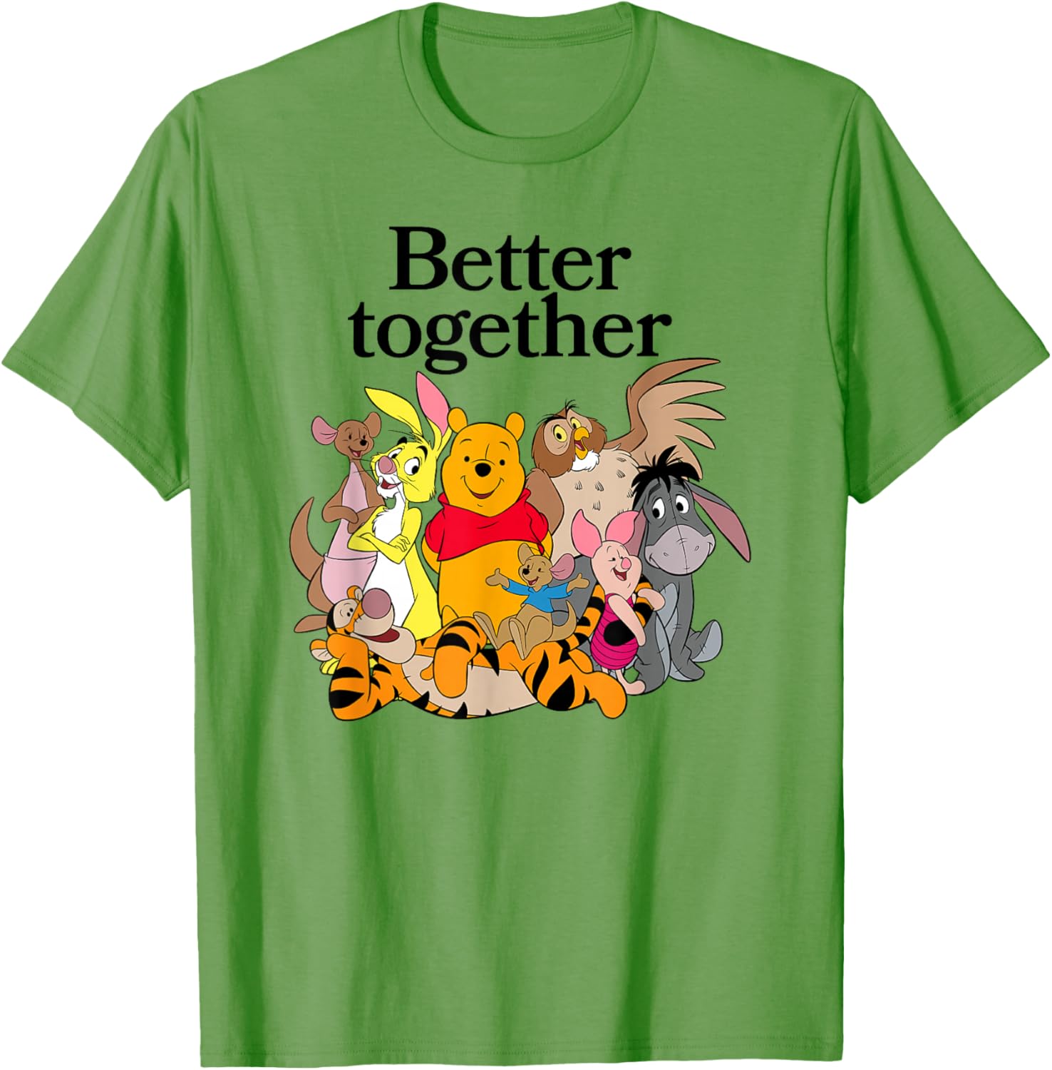 Winnie the Pooh Better Together Friends Group Shot T-Shirt for Fans - 13