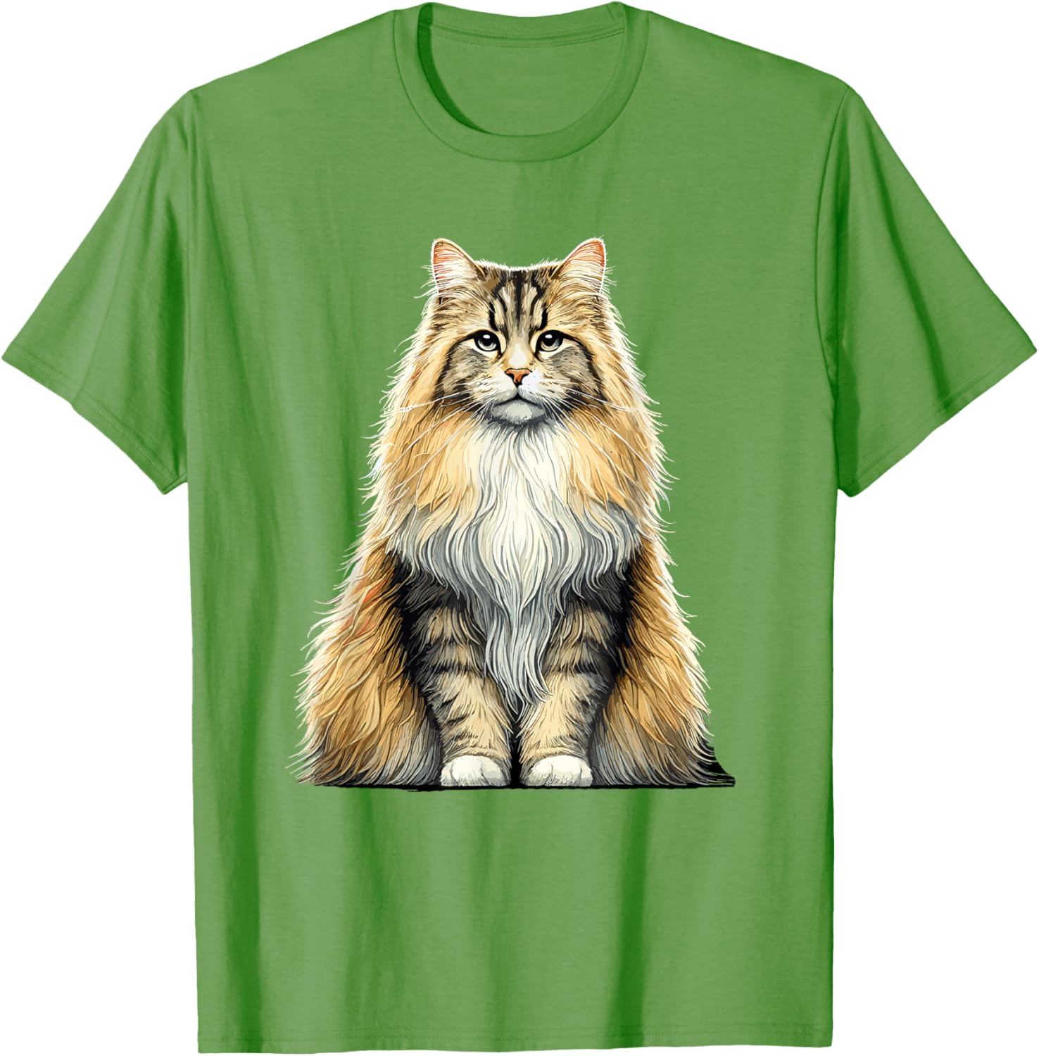 Norwegian Forest Cat T-Shirt for Cat Lovers - Cute and Comfy Design - 8