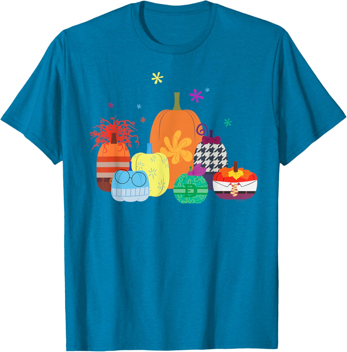 Disney Pixar Inside Out 2 Halloween Pumpkin Group T-Shirt for Fun Celebrations - 22