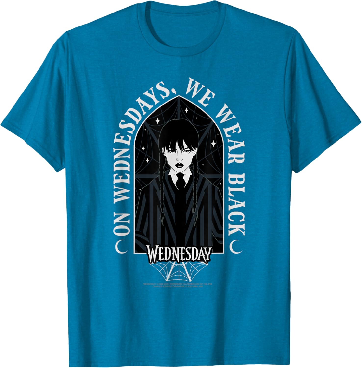 Wednesday On Wednesdays We Wear Black Goth T-Shirt for Stylish Looks - 3