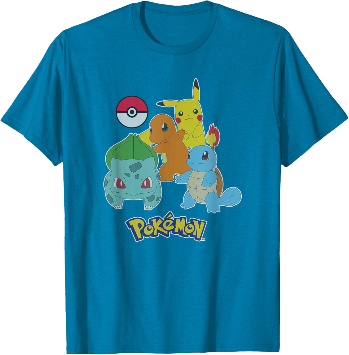 Pokemon First Generation Group Shot Logo T-Shirt for Fans and Collectors - 4