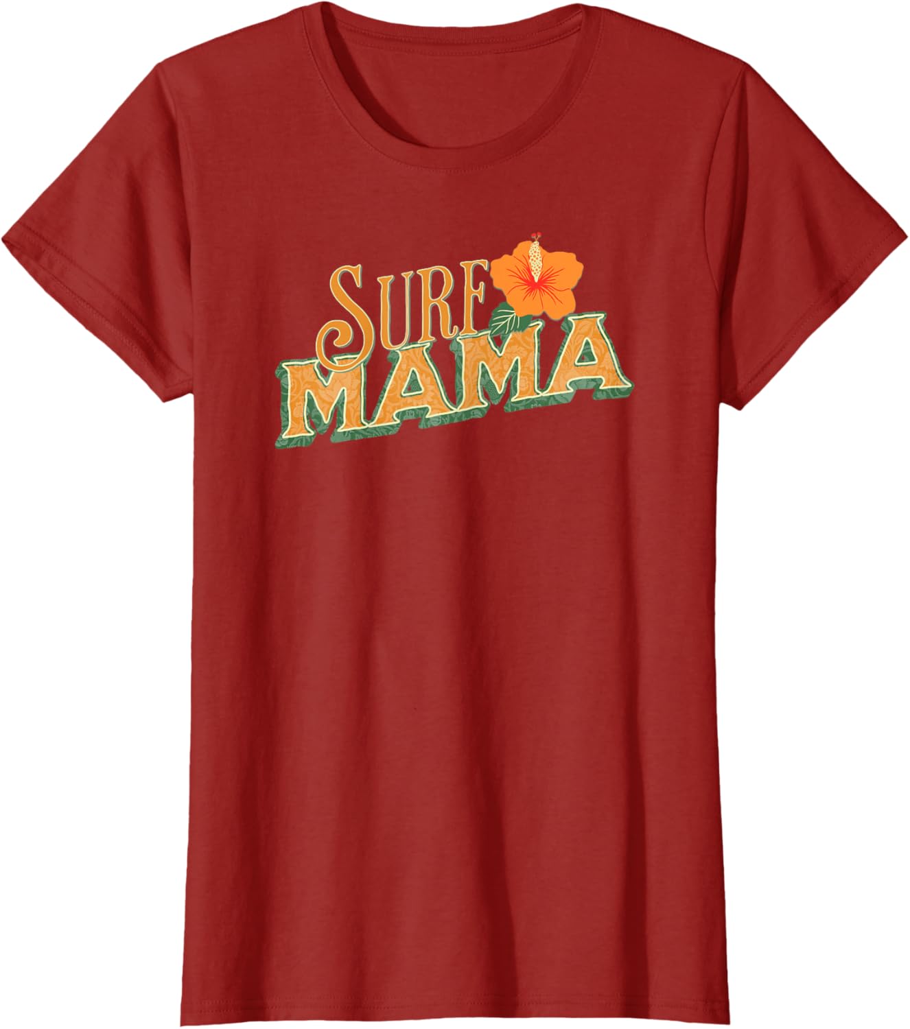 Surf Mama Flower Beachy Style Mom T-Shirt for Trendy Summer Vibes - 7