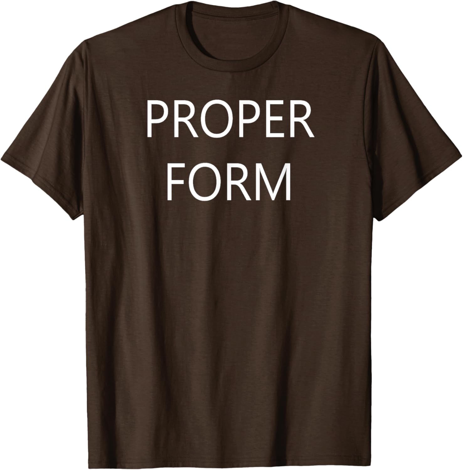 Proper Form T-Shirt for Comfort and Style in Clothing and Footwear - 21