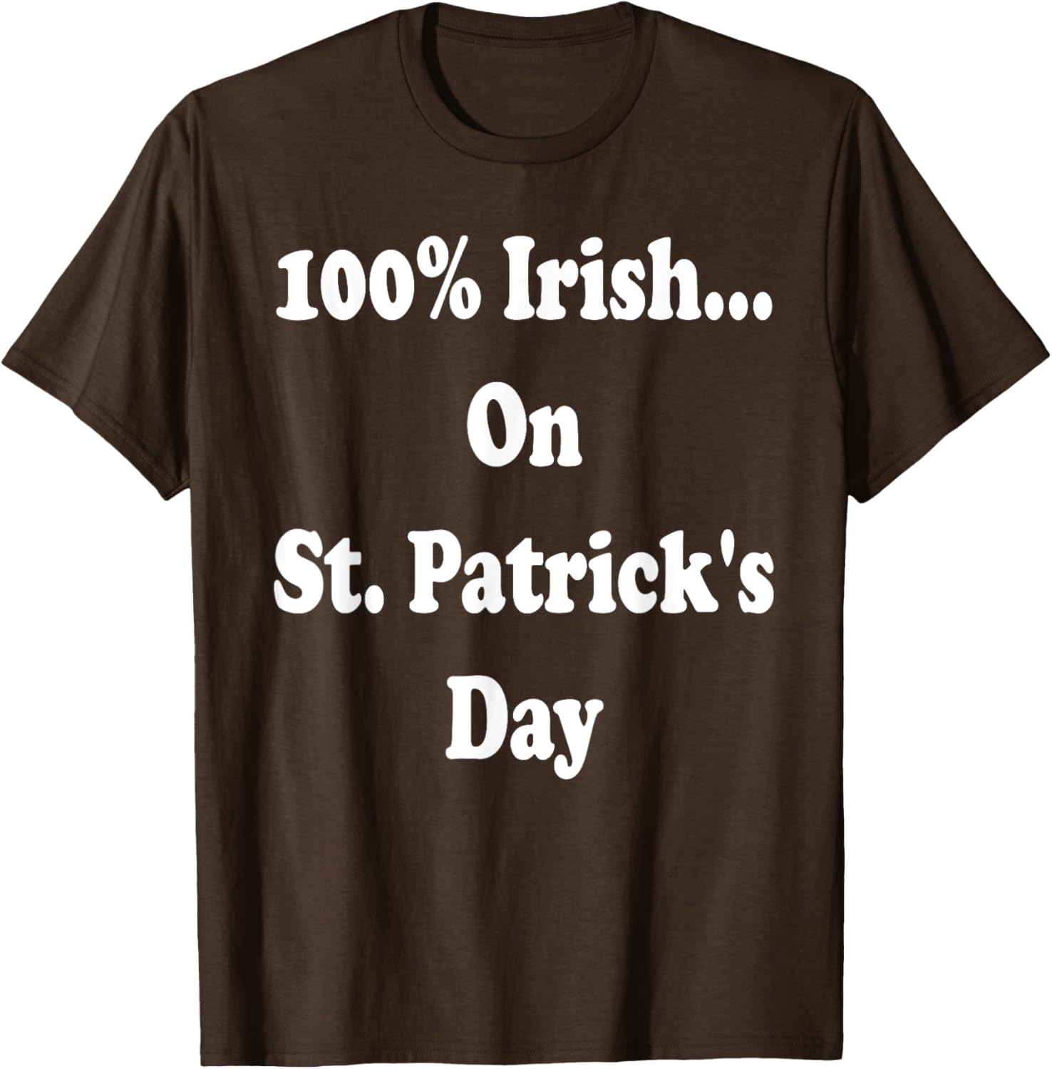 100 Percent Irish St. Patrick's Day T-Shirt for Festive Celebrations - 25