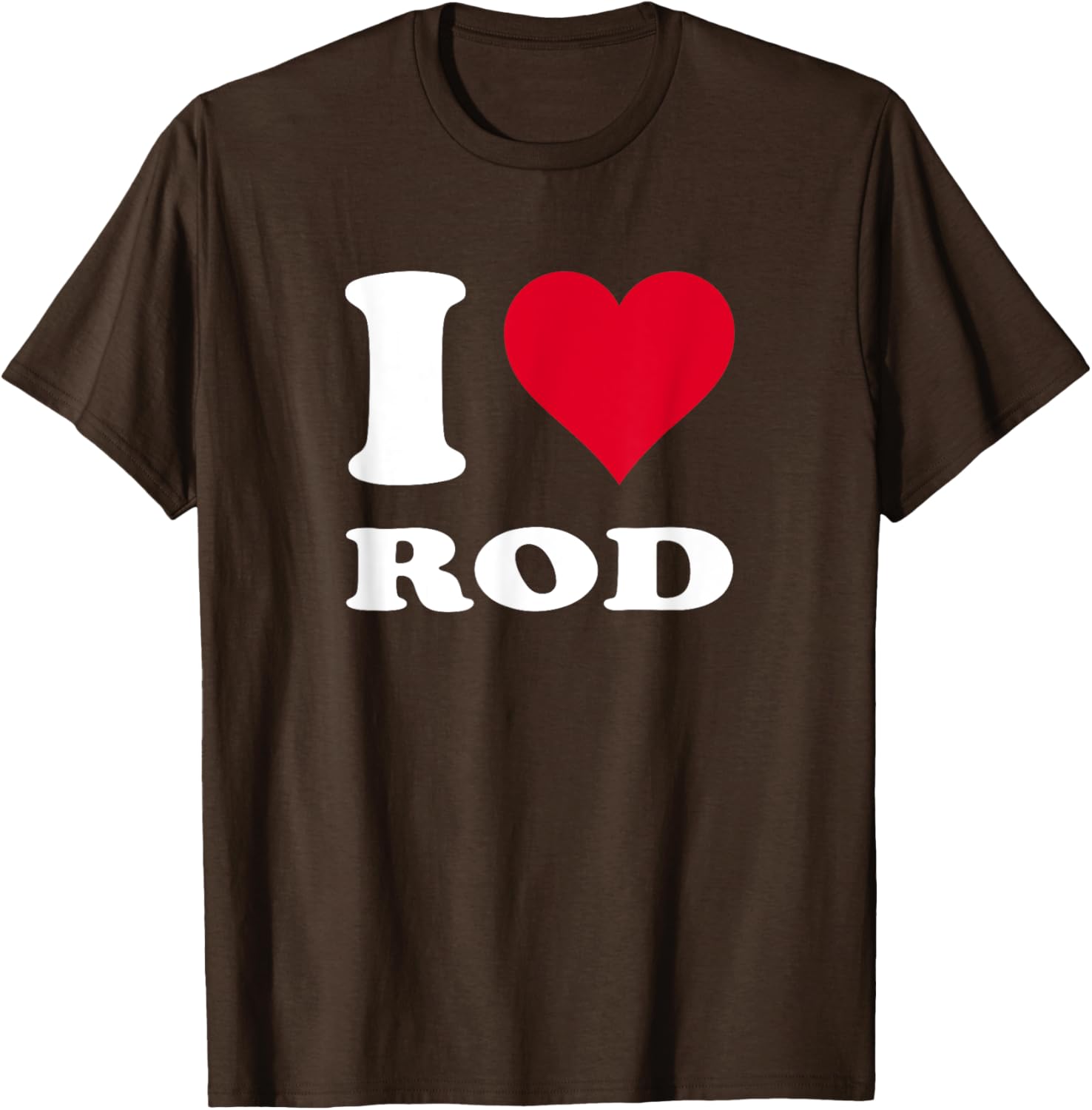 Red Heart I Love Rod T-Shirt for Stylish Comfort and Fun Fashion - 6