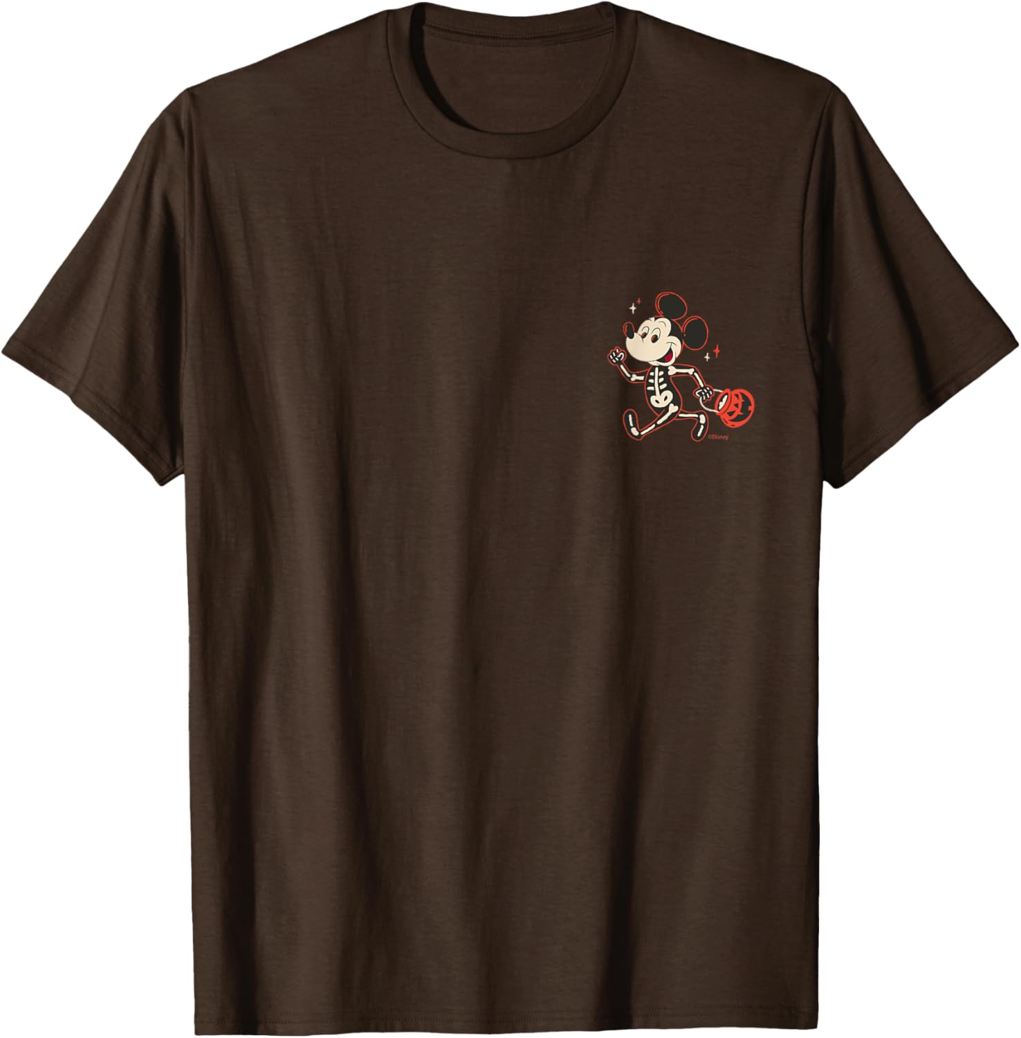 Disney Mickey Mouse Skeleton Halloween T-Shirt for Trick or Treat Fun - 1