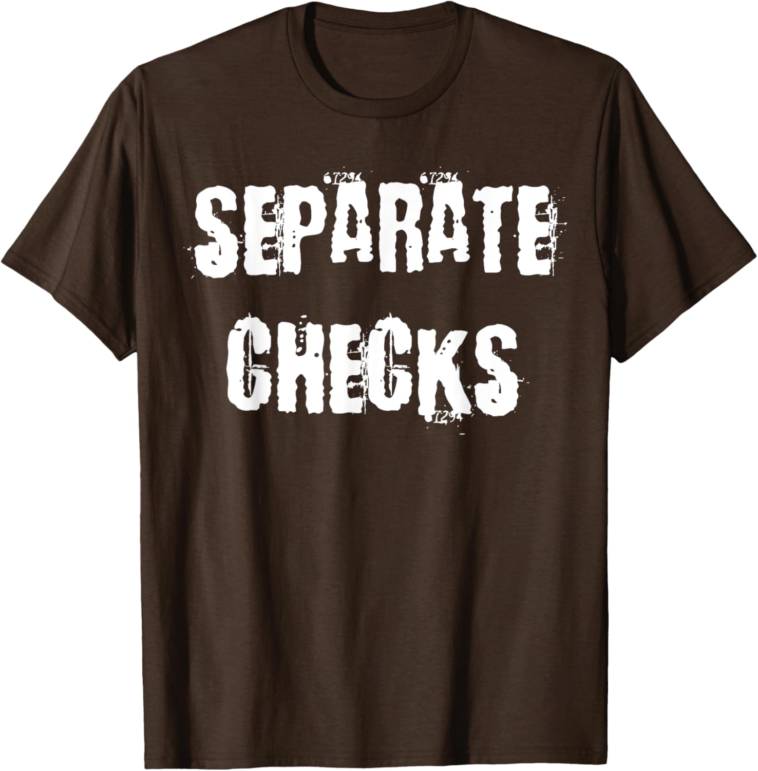 Separate Checks Funny Restaurant T-Shirt for Food Lovers and Waitstaff - 16