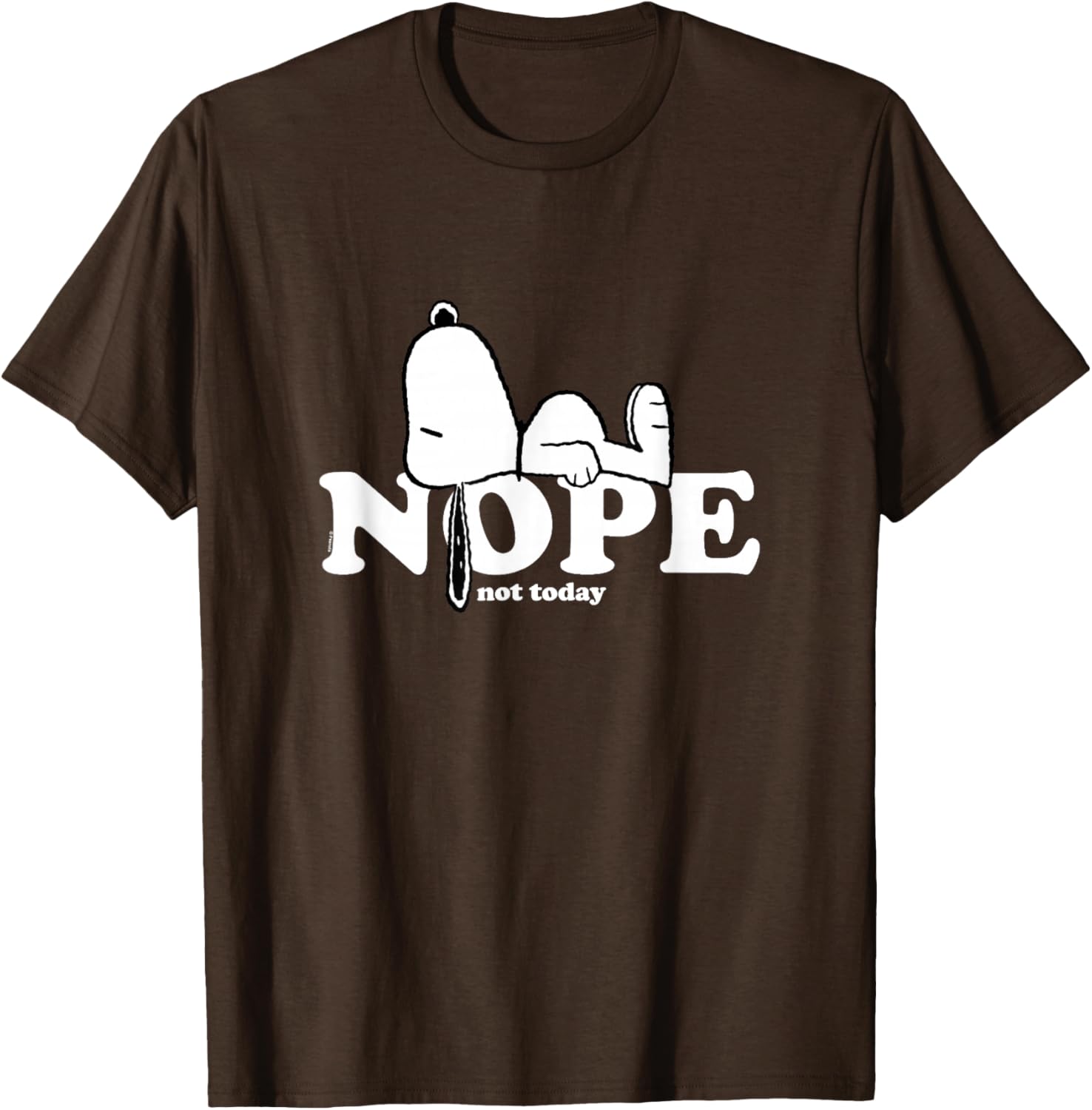 Snoopy Nope T-Shirt Fun Graphic Tee for Casual Wear and Gifts - 2
