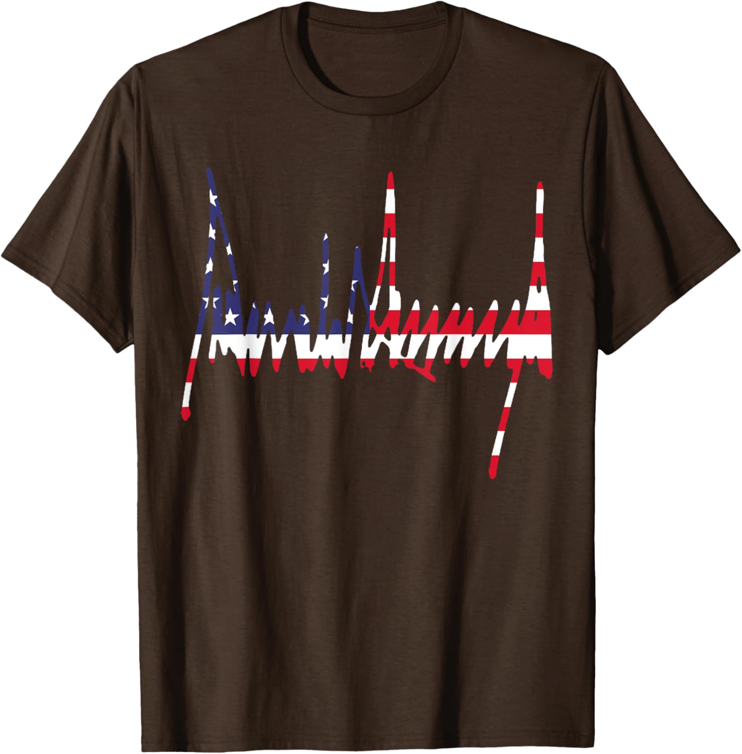 Signature US Flag Number 47 Jersey 45th Anniversary 4th of July Tee - 24