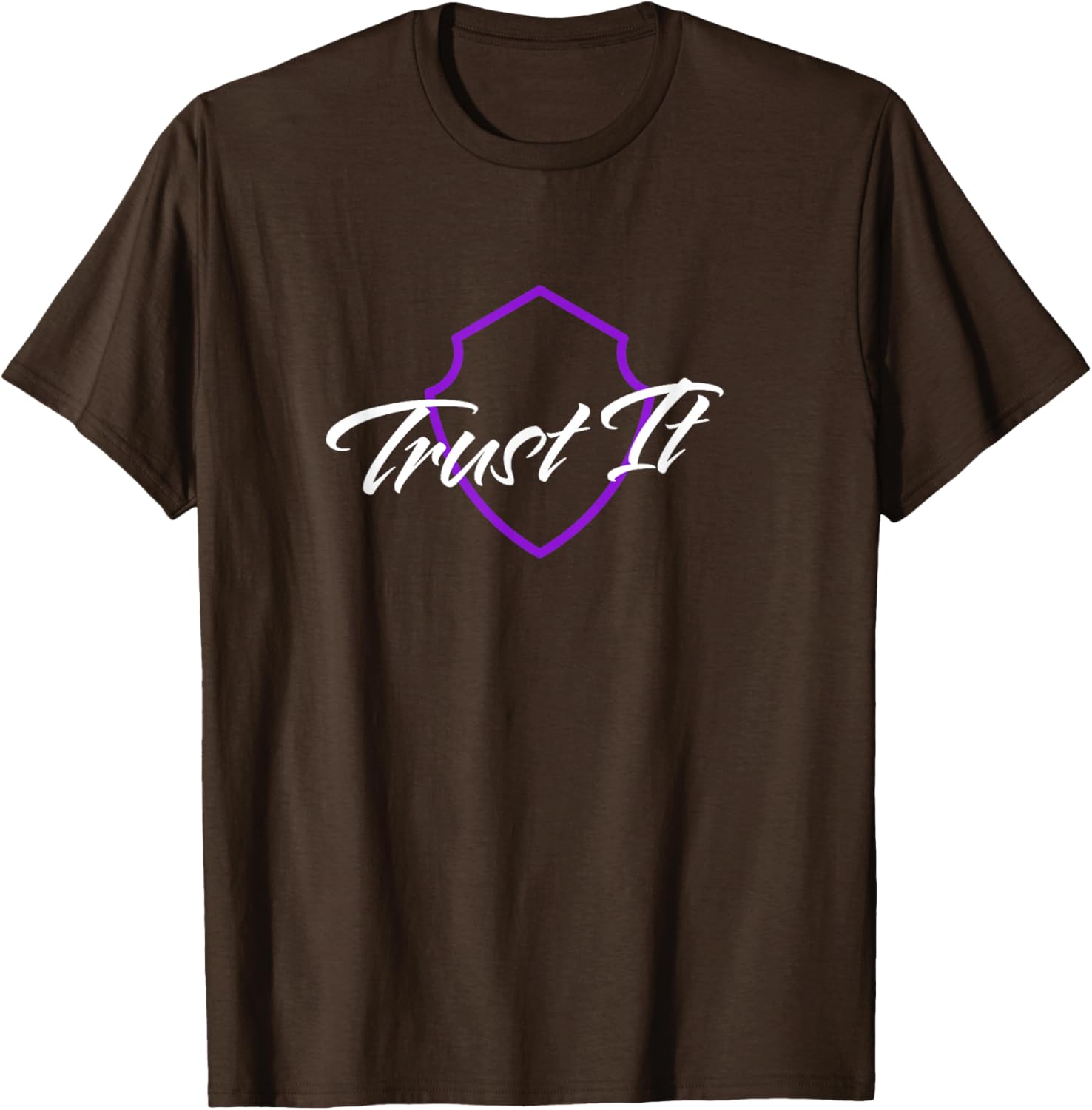 Trust It Shield T-Shirt for Men and Women - Stylish Comfortable Wear - 10