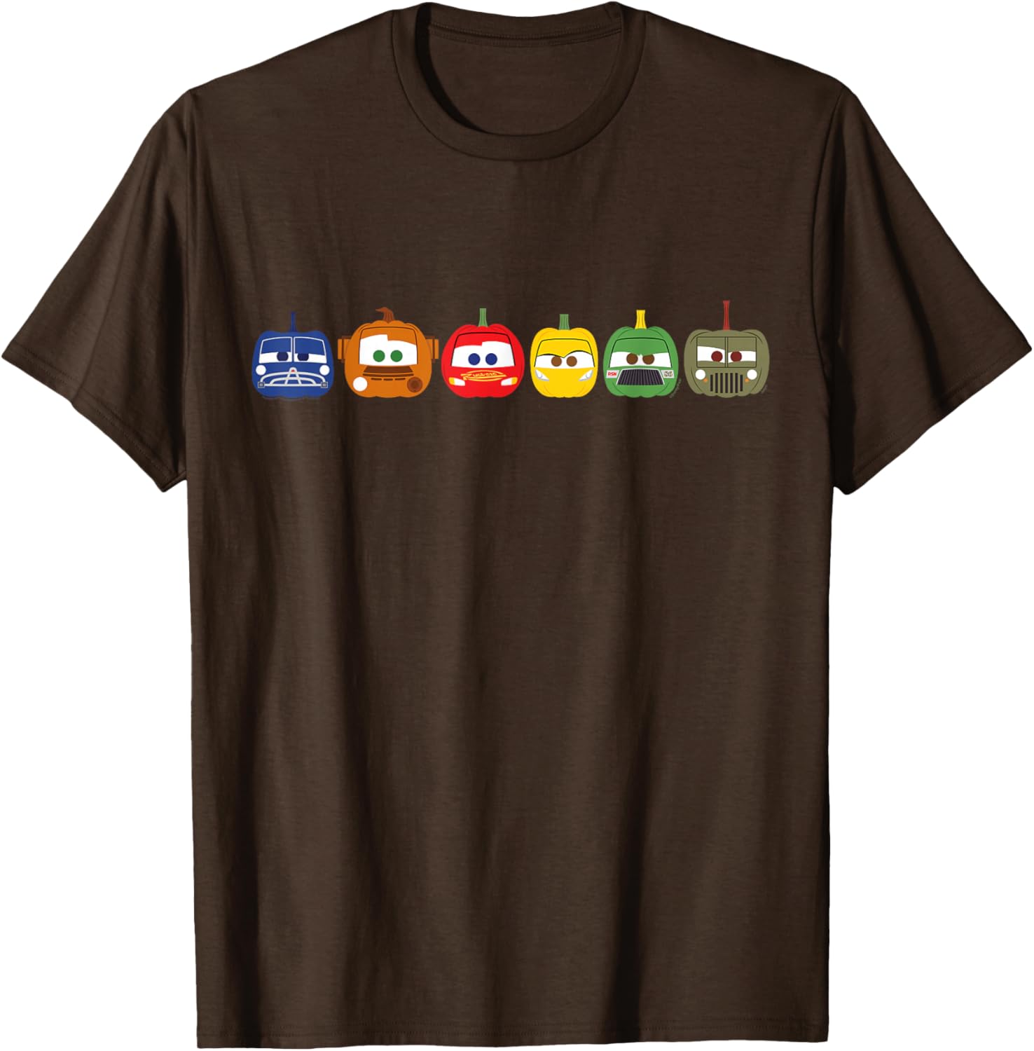 Disney Pixar Cars Halloween Pumpkin T-Shirt for Kids and Adults - 7