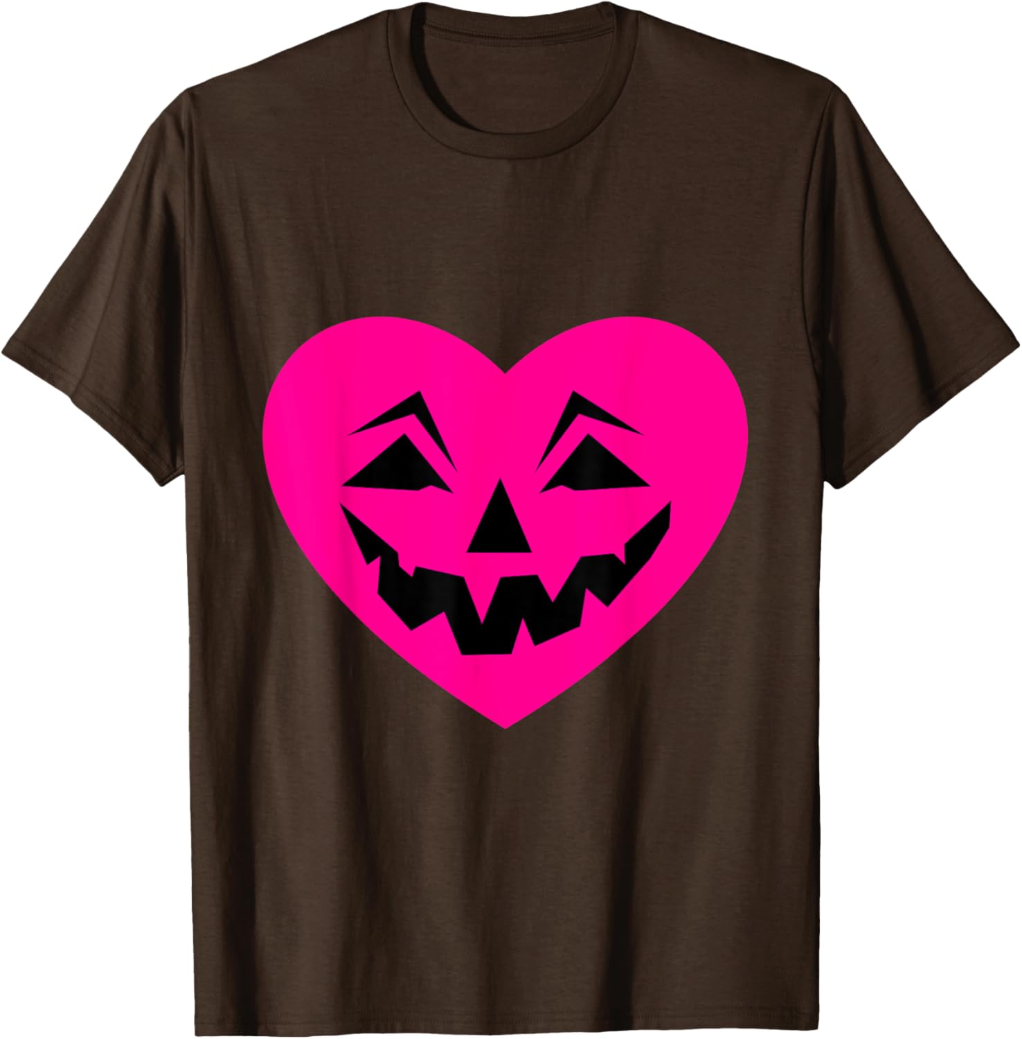 Pink Halloween Heart Goth T-Shirt for Creepy Ominous Valentine Style - 10