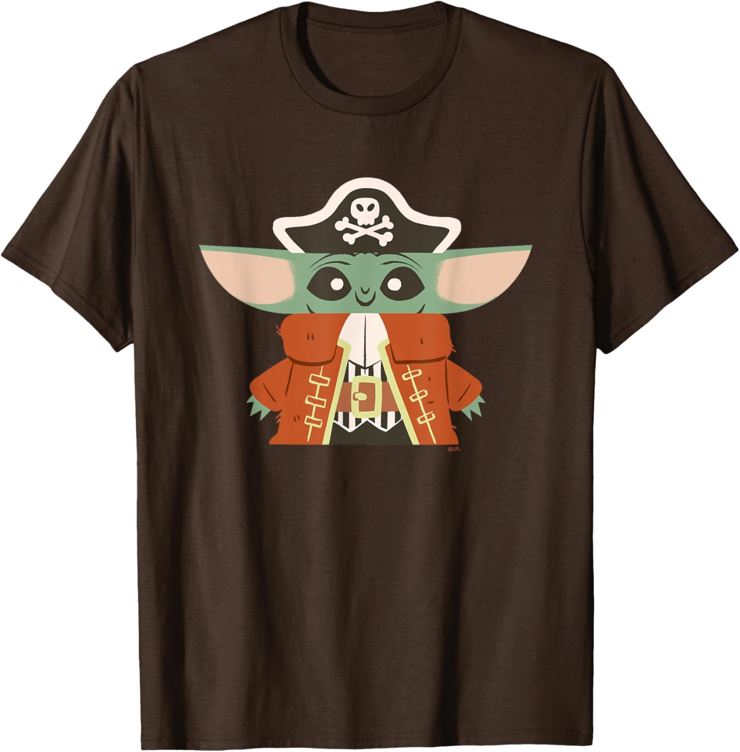 Grogu The Mandalorian Pirate Halloween Costume T-Shirt for Kids and Adults - 6