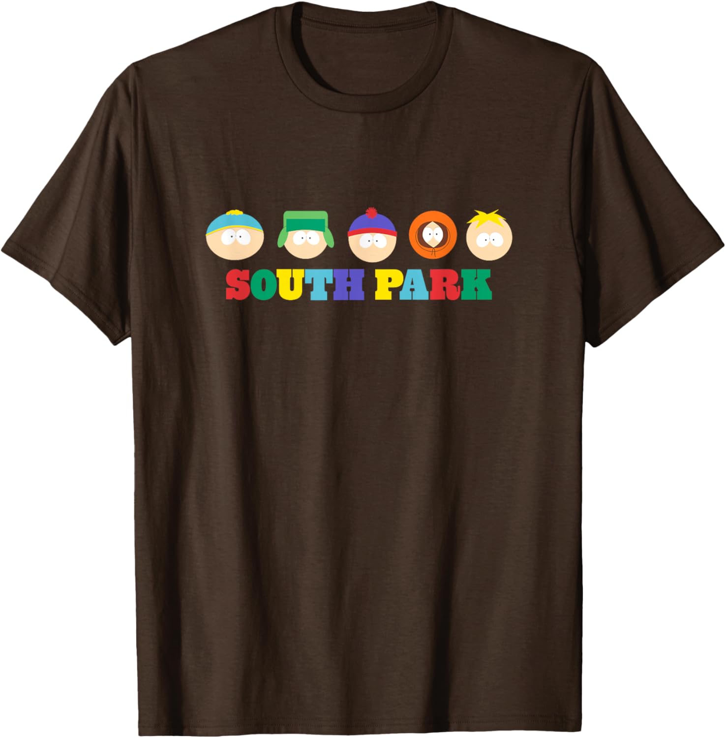 South Park Colorful Floating Heads T-Shirt for Fun Group Style - 14