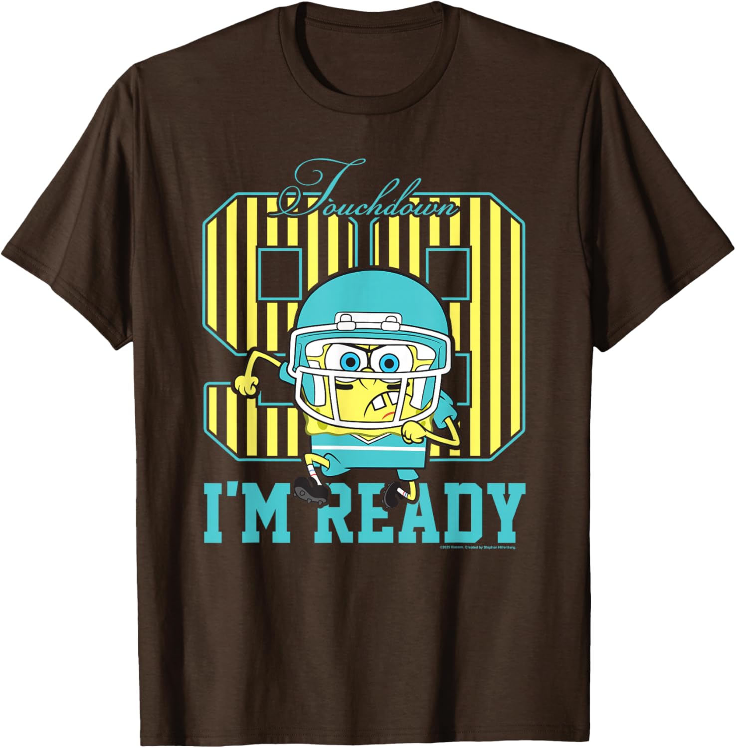 SpongeBob SquarePants Retro Touchdown T-Shirt for Fun Fashion Lovers - 2