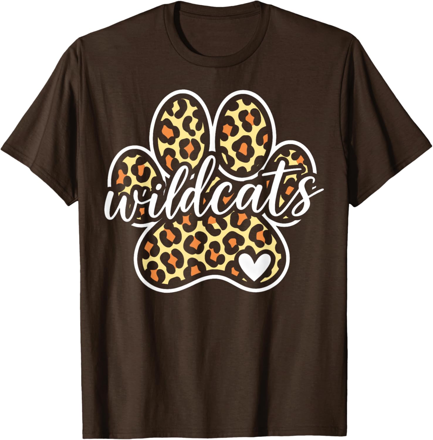 Wildcats Heart Vintage T-Shirt for Men, Women, Kids - Cool Graphic Tee - 2