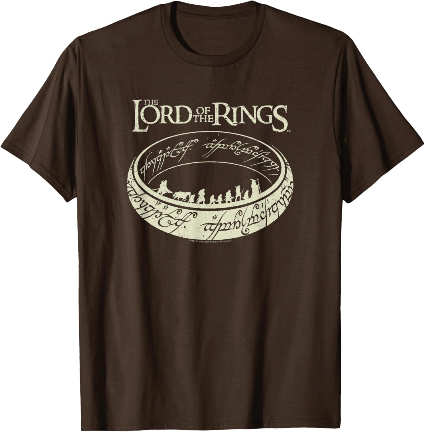 The Lord of the Rings Journey Ring Graphic T-Shirt for Fans - 2