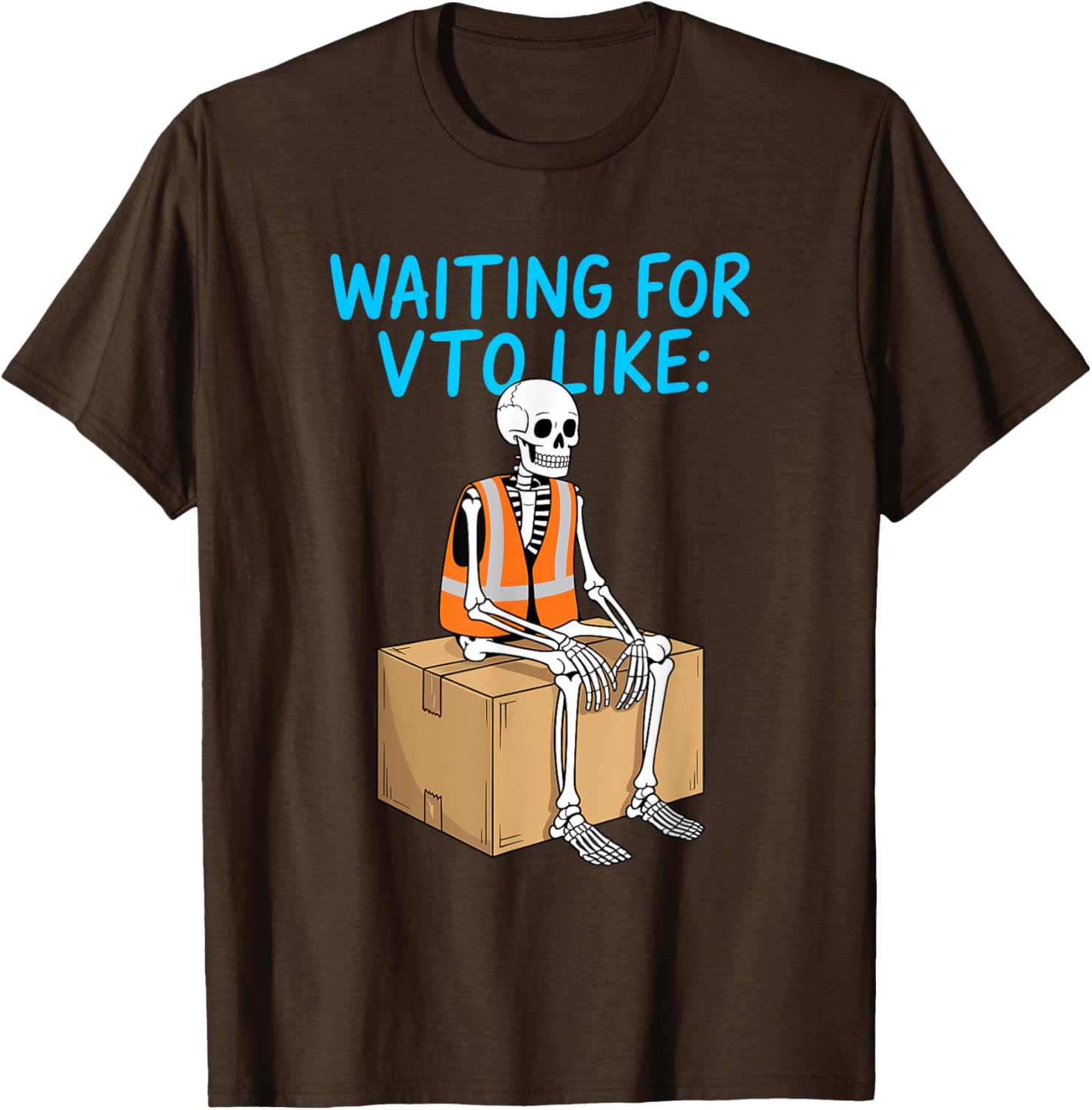 VTO Coworker Associate Skeleton T-Shirt for Fun Office Vibes - 6