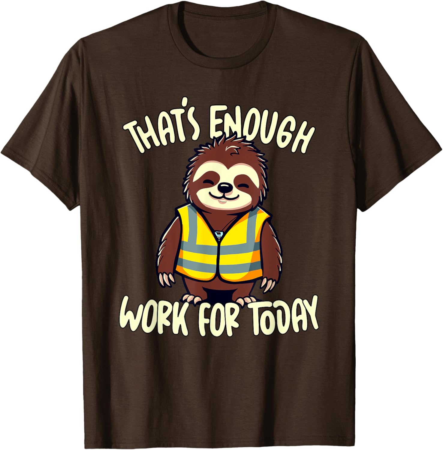 Sloth Lazy Coworker T-Shirt Perfect for a Relaxed Workday Vibes - 20