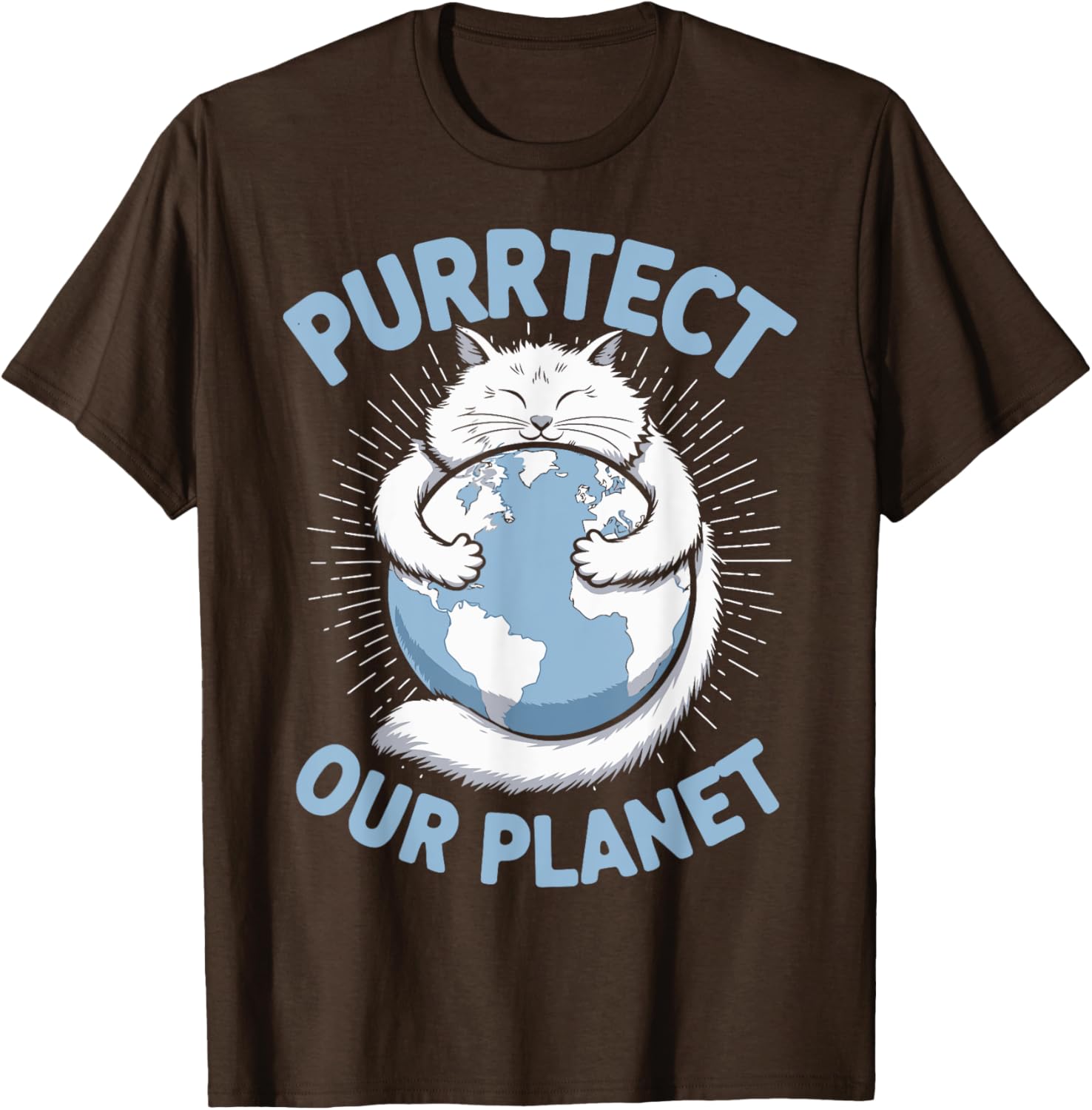 Purrtect Our Planet Cat Lover T-Shirt for Men, Women, and Kids - 6