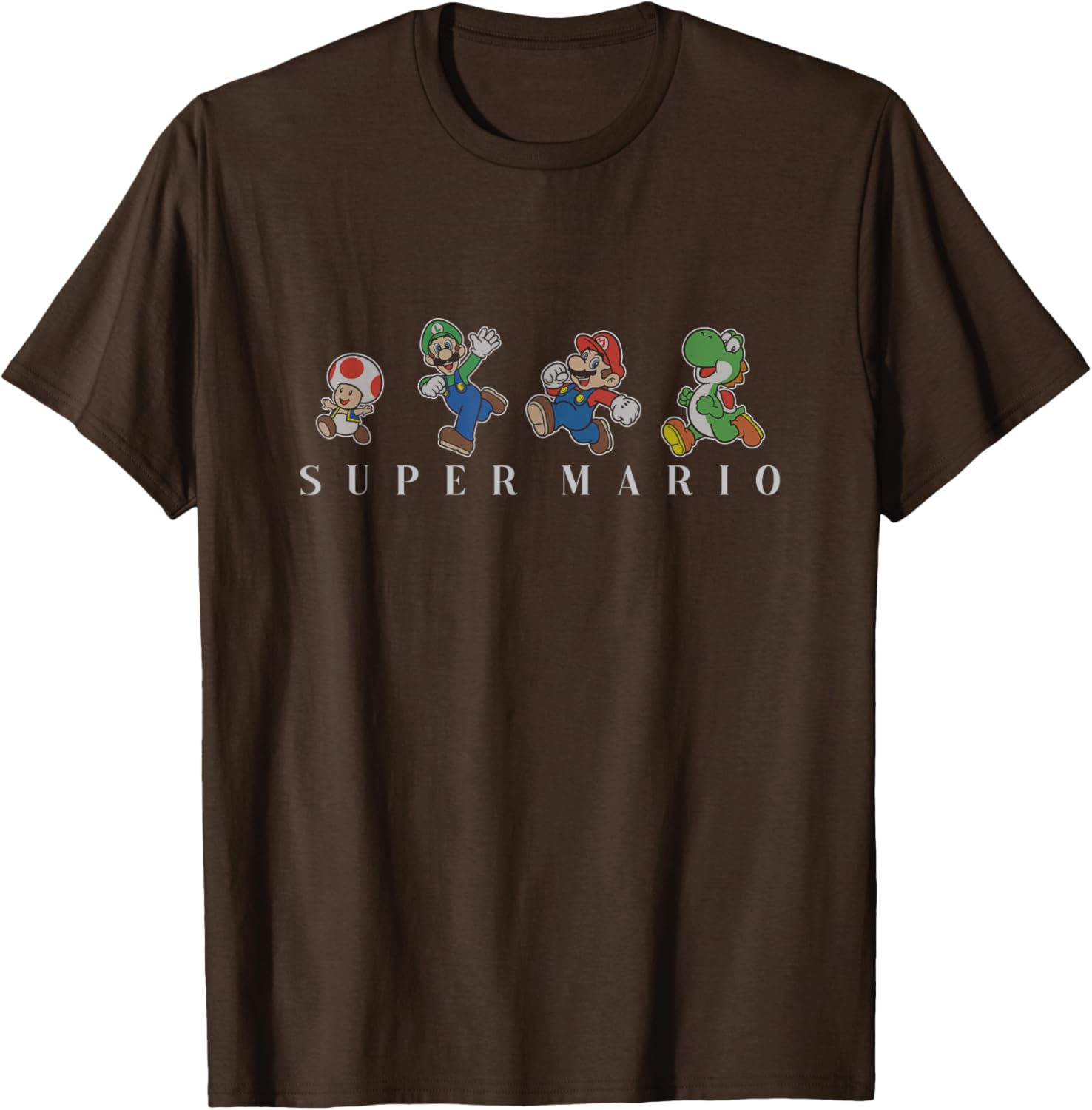 Super Mario Character Line Up T-Shirt for Gaming Fans and Collectors - 5
