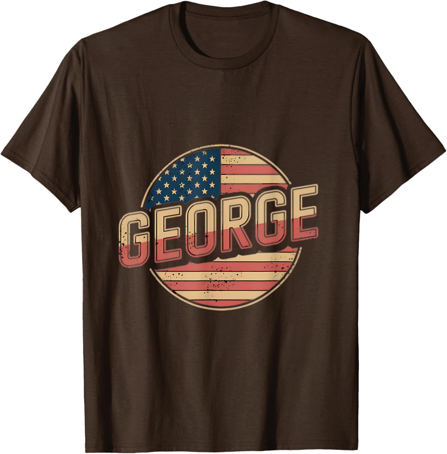 Personalized GEORGE USA Flag T-Shirt for Patriotic Style and Comfort - 17