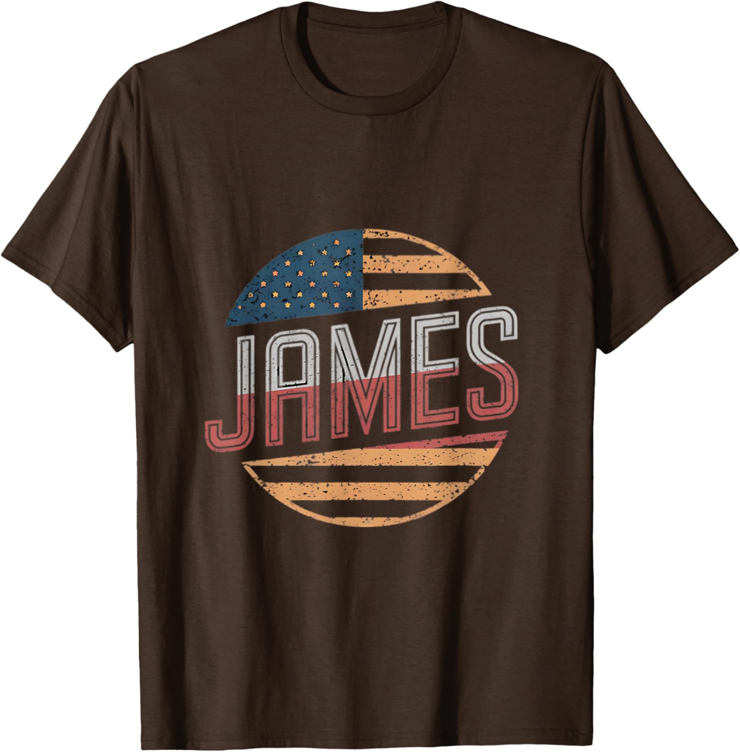 Personalized JAMES USA Flag T-Shirt for Patriotic Style and Comfort - 15