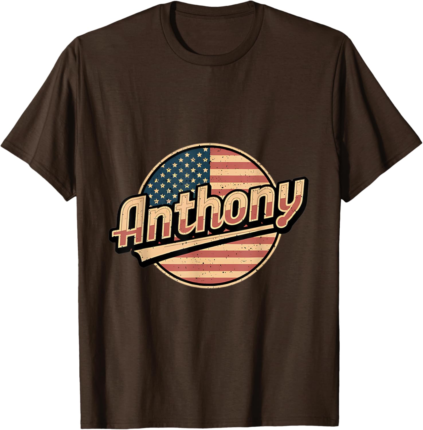 Personalized Anthony USA Flag T-Shirt for Proud Patriots - 6