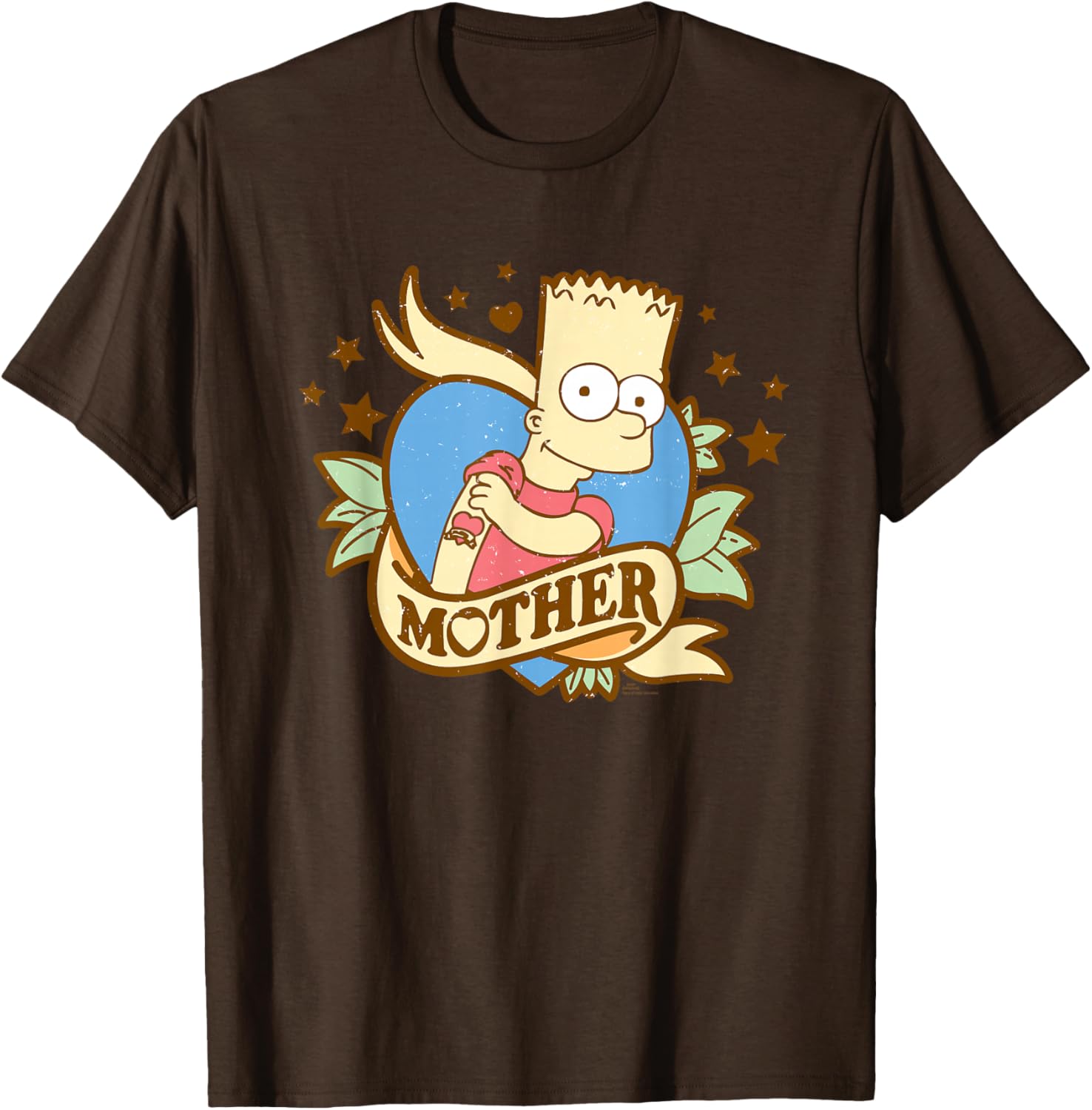 Retro Bart Simpson Mother's Day T-Shirt Gift for Moms and Fans - 8
