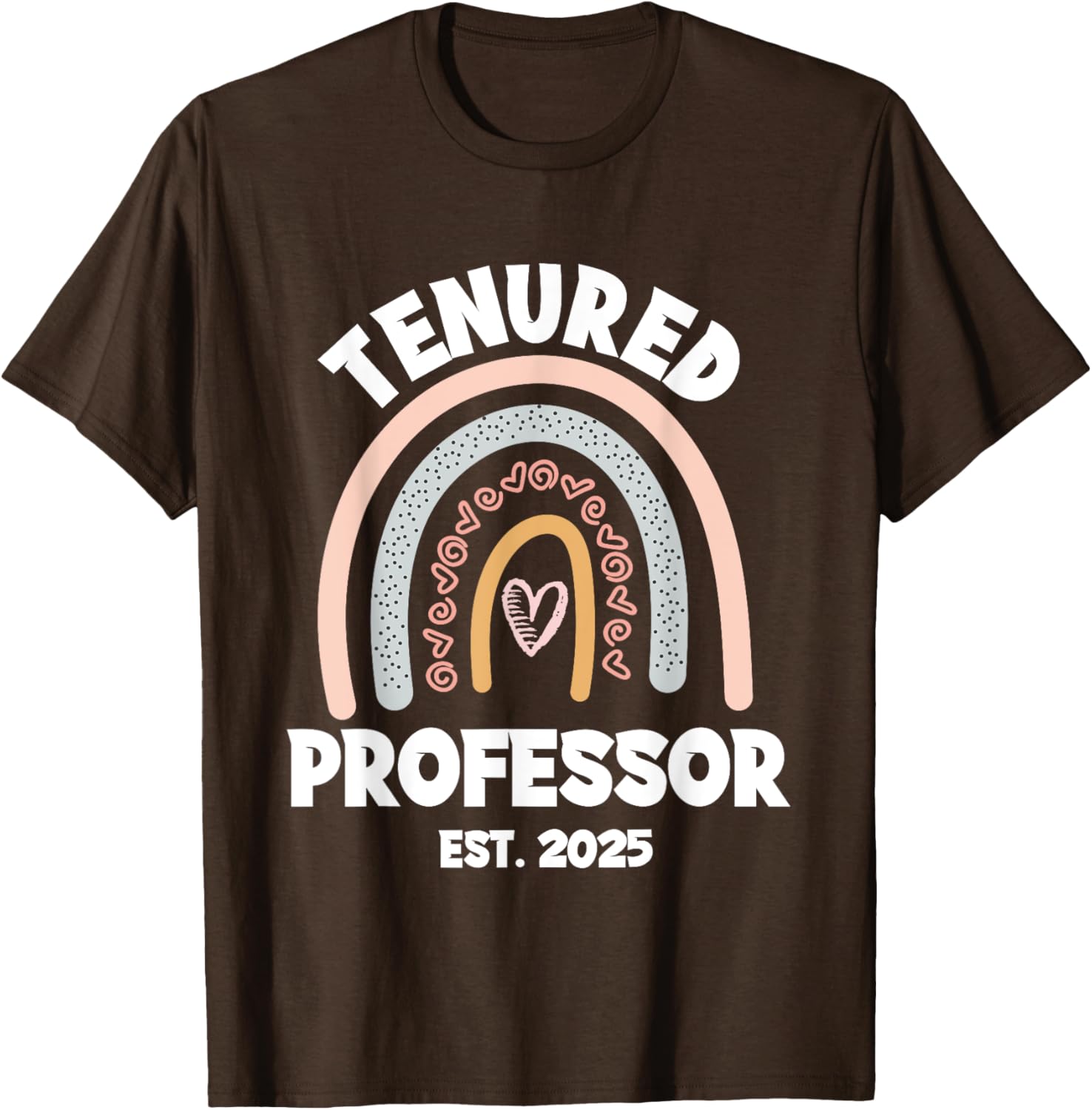 Tenured Professor 2025 Women in Academia T-Shirt for Educators - 19