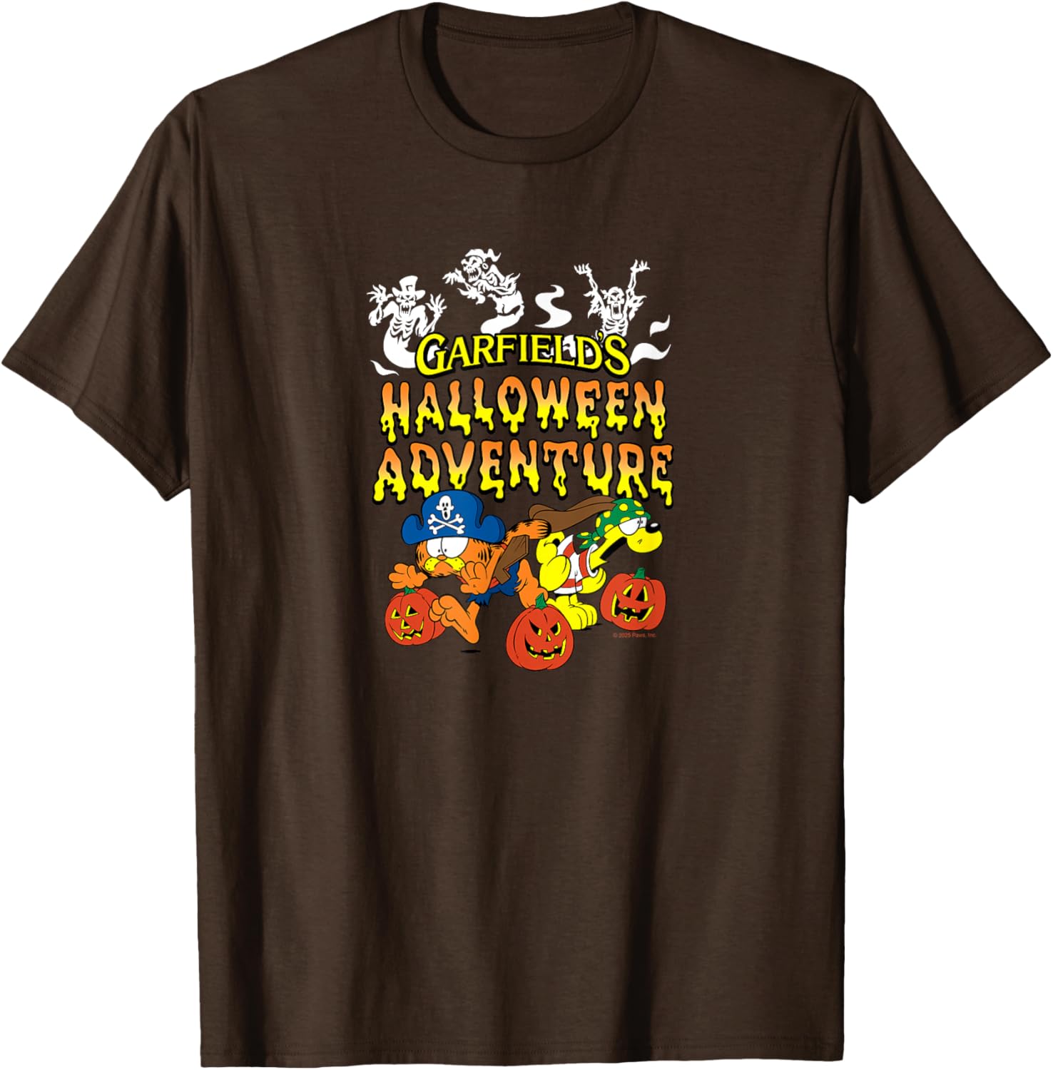 Garfield Halloween Adventure T-Shirt for Fun and Festive Style - 3