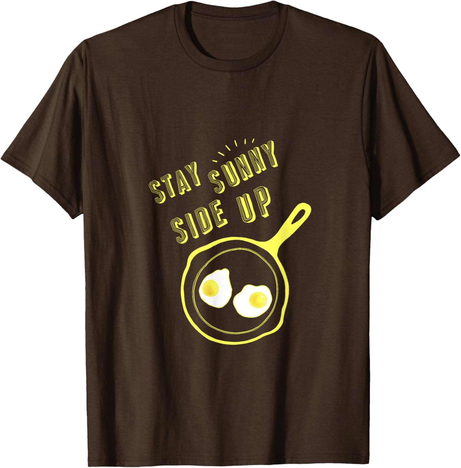 Stay Sunny Side Up Funny Egg Breakfast T-Shirt for Food Lovers - 12
