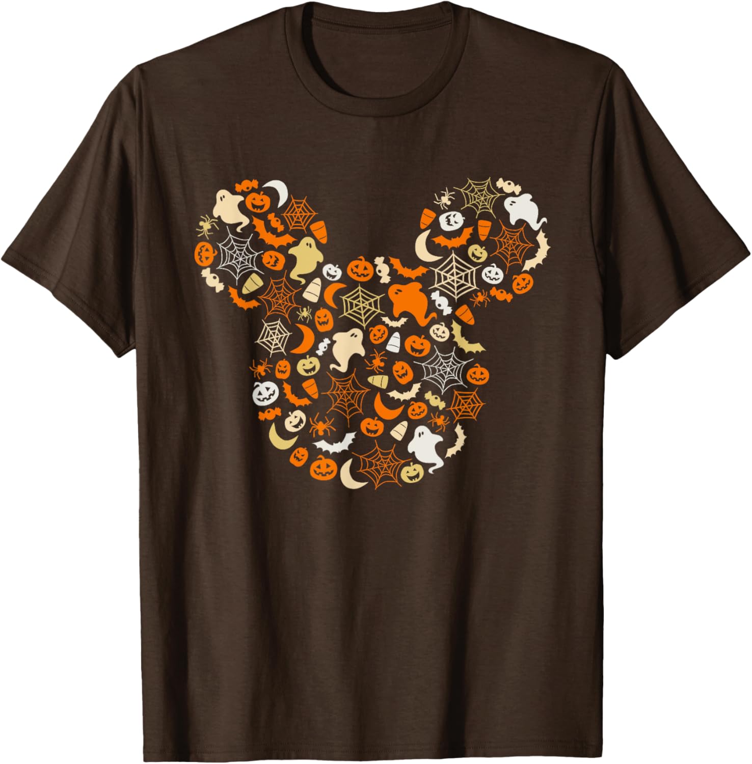 Disney Mickey Mouse Halloween T-Shirt with Ghosts Pumpkins and Spiders - 10