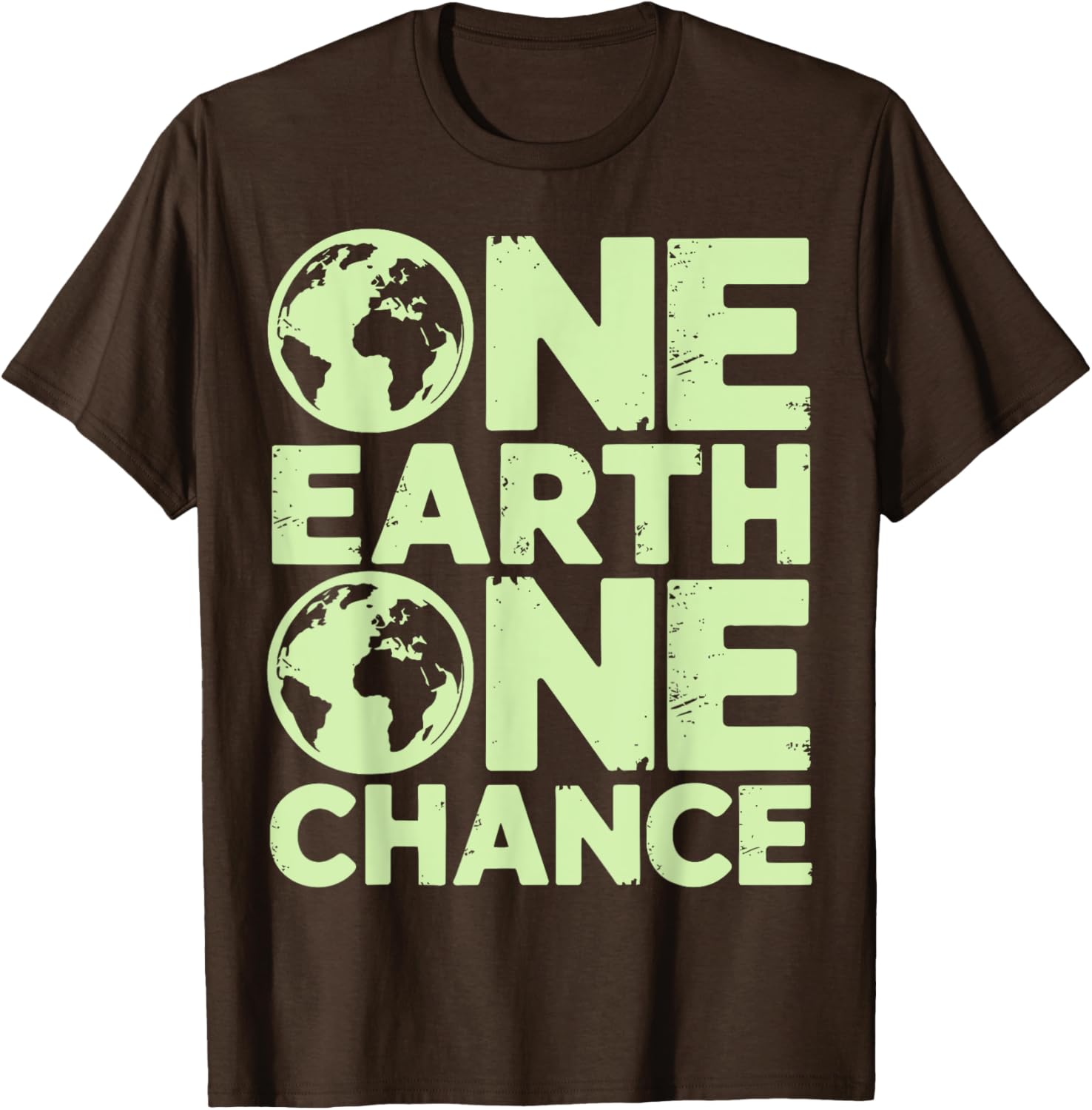 One Earth One Chance Save Earth Day T-Shirt for Eco-Friendly Fun - 17