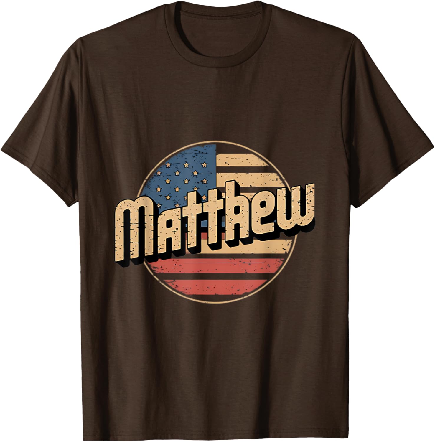 Personalized MATTHEW USA Flag Patriot T-Shirt for Proud Americans - 14