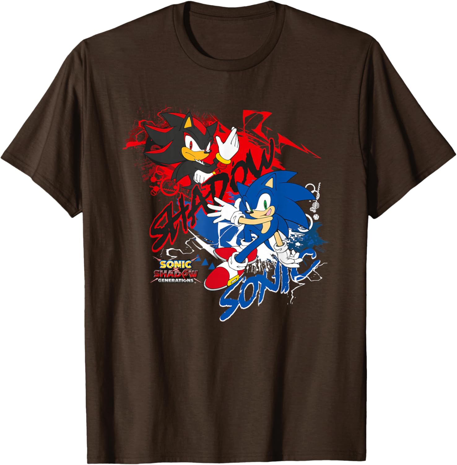 Sonic X Shadow Generations T-Shirt for Fans of Sonic the Hedgehog - 11