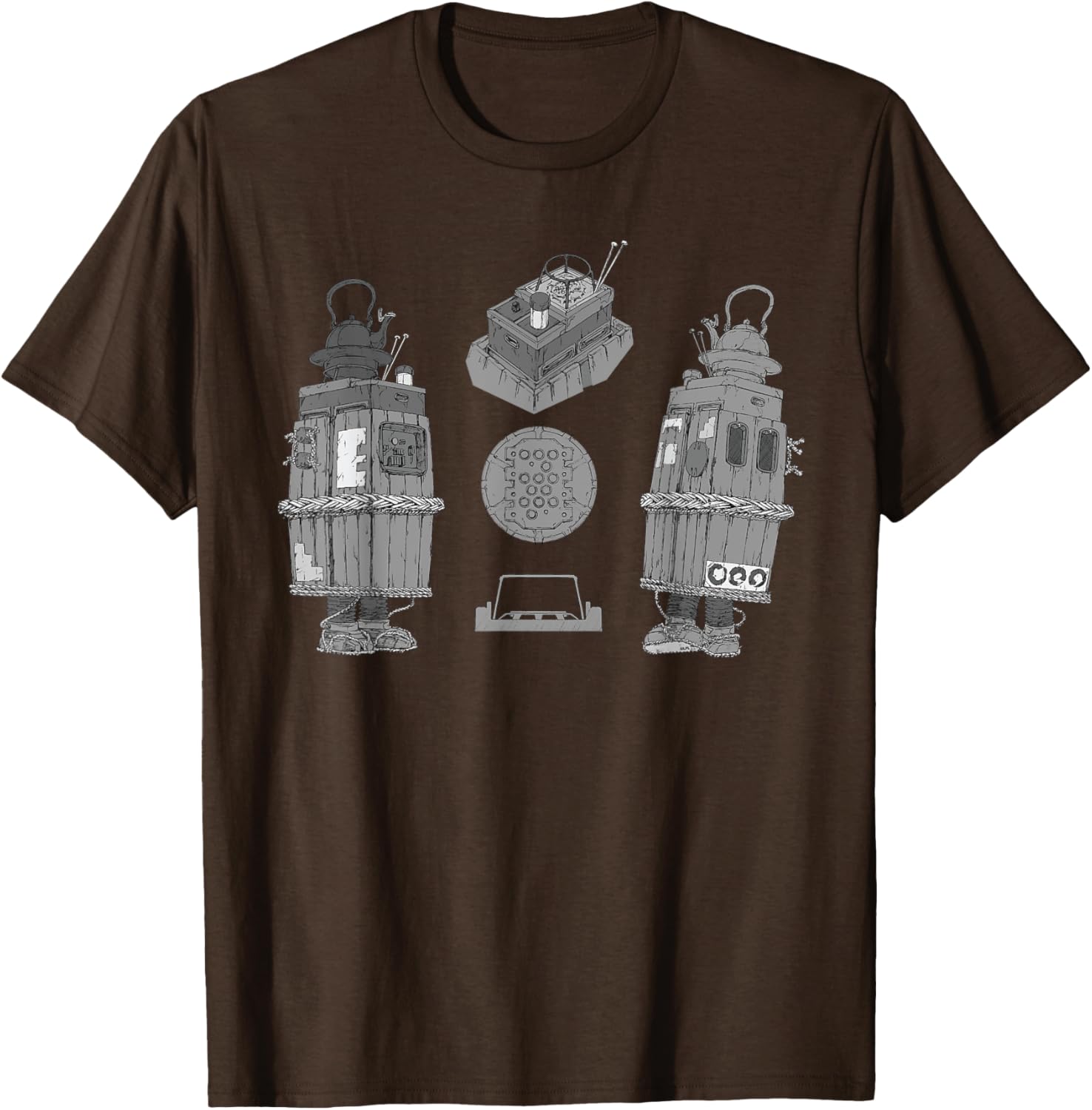 Star Wars Visions The Duel Tea House GNK Droid T-Shirt for Fans - 9