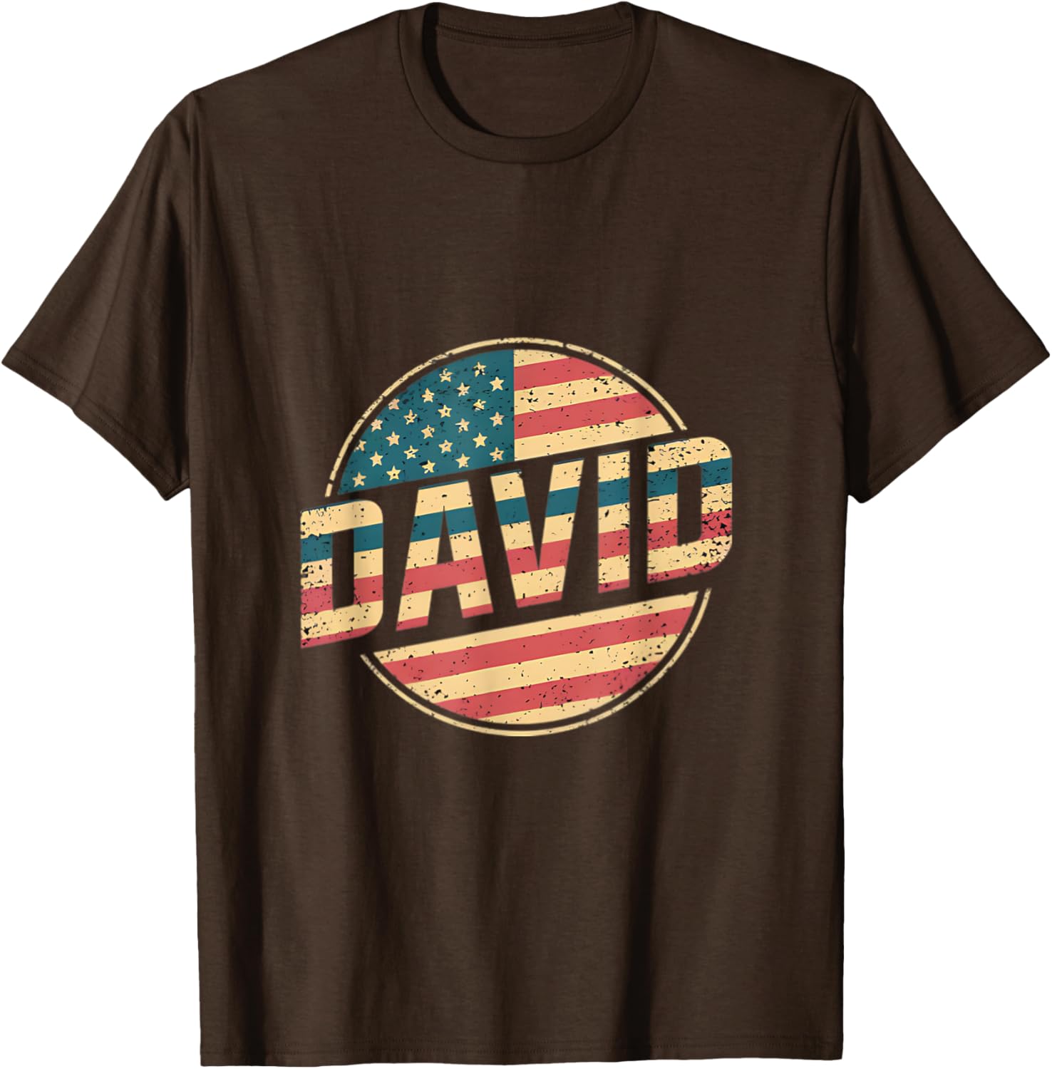 Personalized DAVID USA Flag T-Shirt for Proud Patriots and Fans - 1