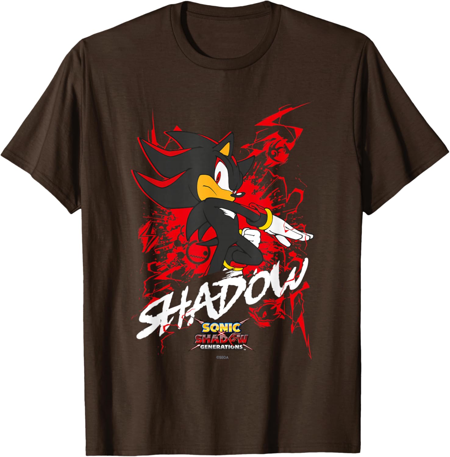 Sonic the Hedgehog Shadow T-Shirt for Fans of Sonic X and Generations - 15