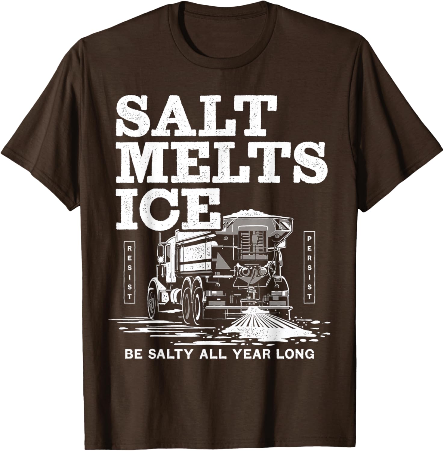 Salt Truck Resist Protest Graphic T-Shirt for Bold Statement Style - 13