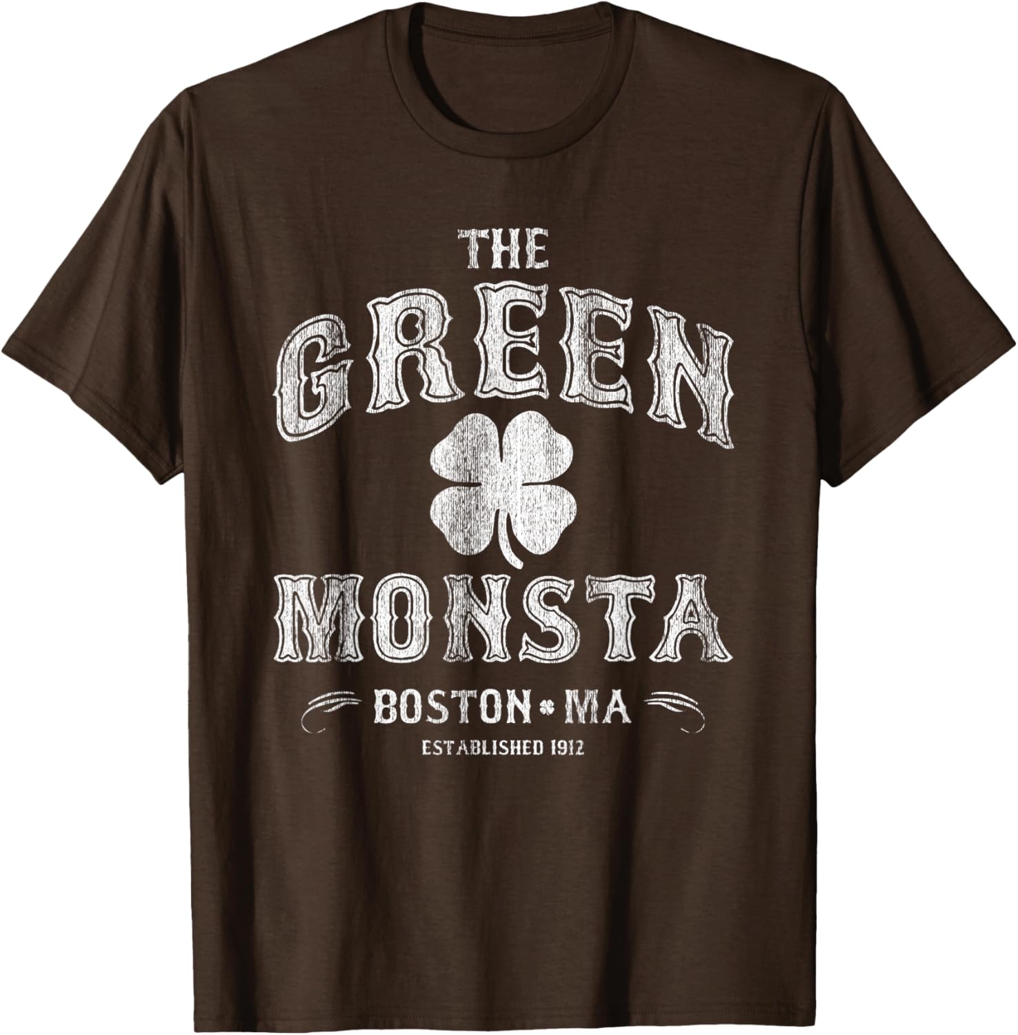 The Green Monsta Boston T-Shirt Perfect for Game Day or St. Patrick's Day - 12