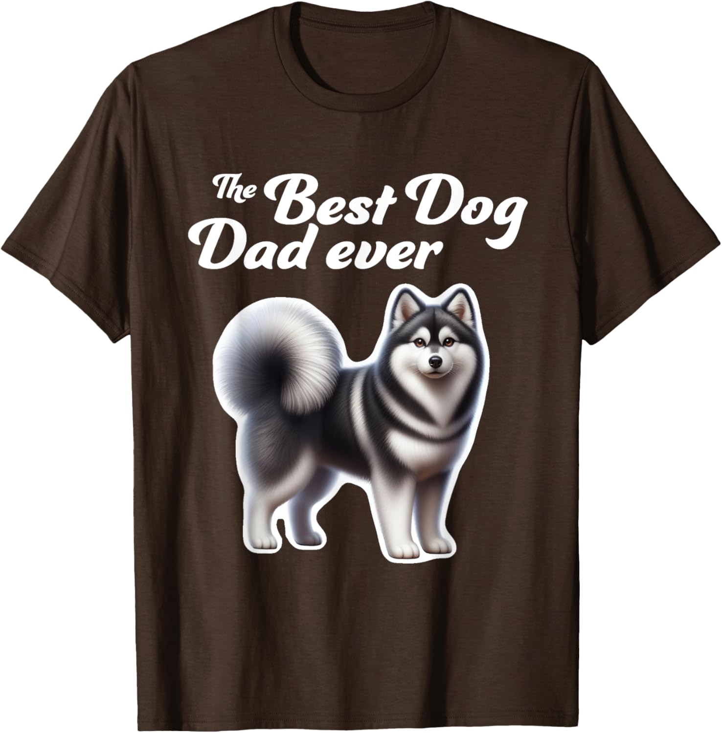 Best Dog Dad Ever Alaskan Klee Kai T-Shirt for Men and Women - 21