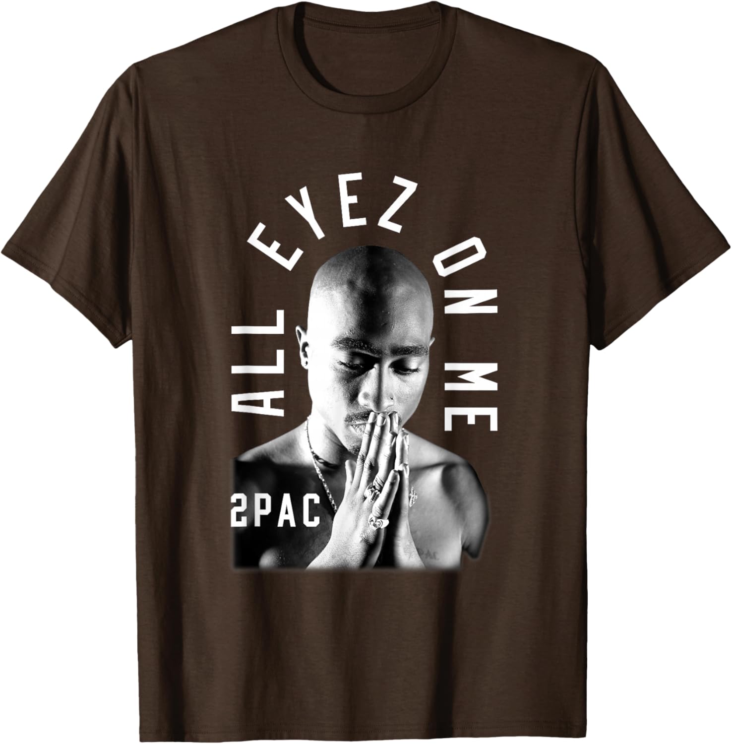 Tupac Shakur Classic Fit T-Shirt - Black Cotton Polyester Short Sleeve - 10