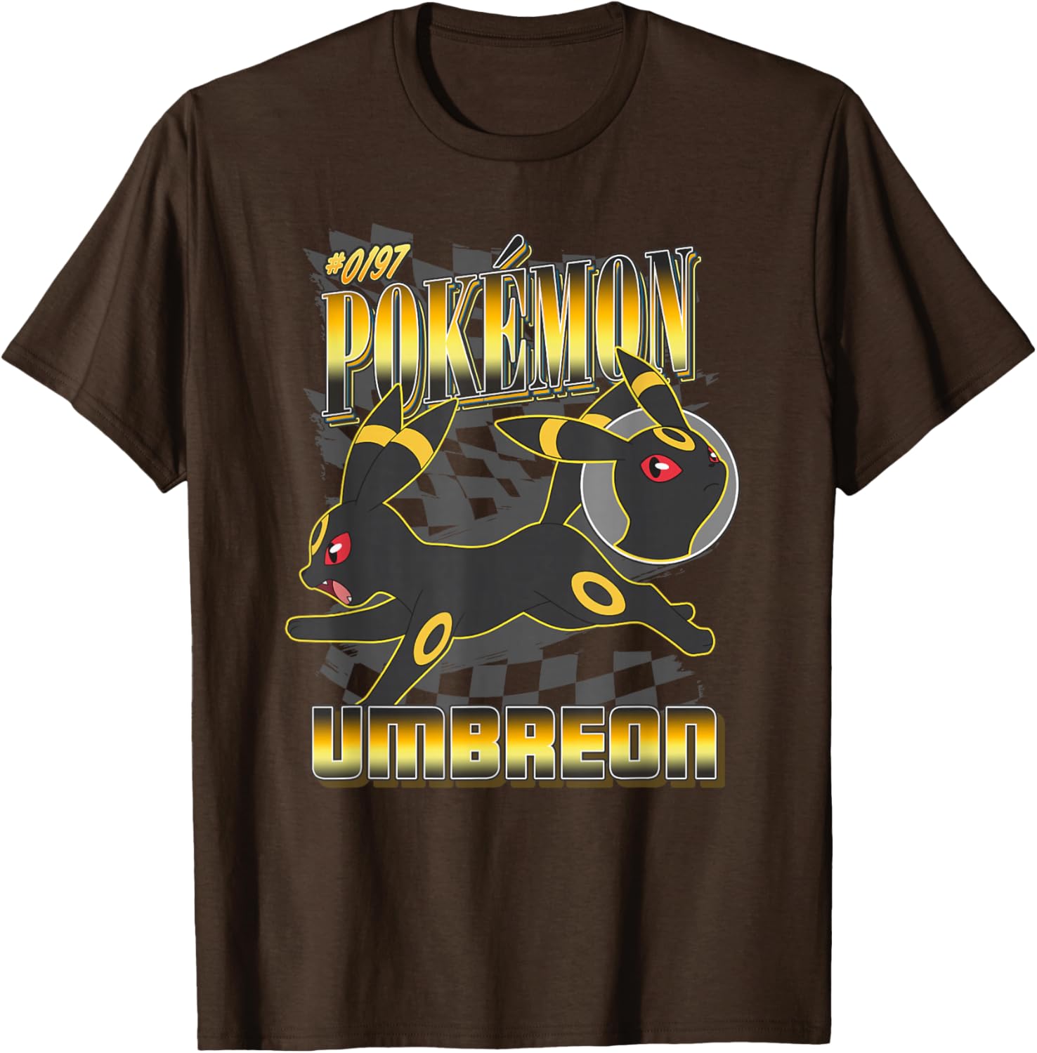 Pokémon 0197 Umbreon Racing Style Poster T-Shirt for Fans and Collectors - 11