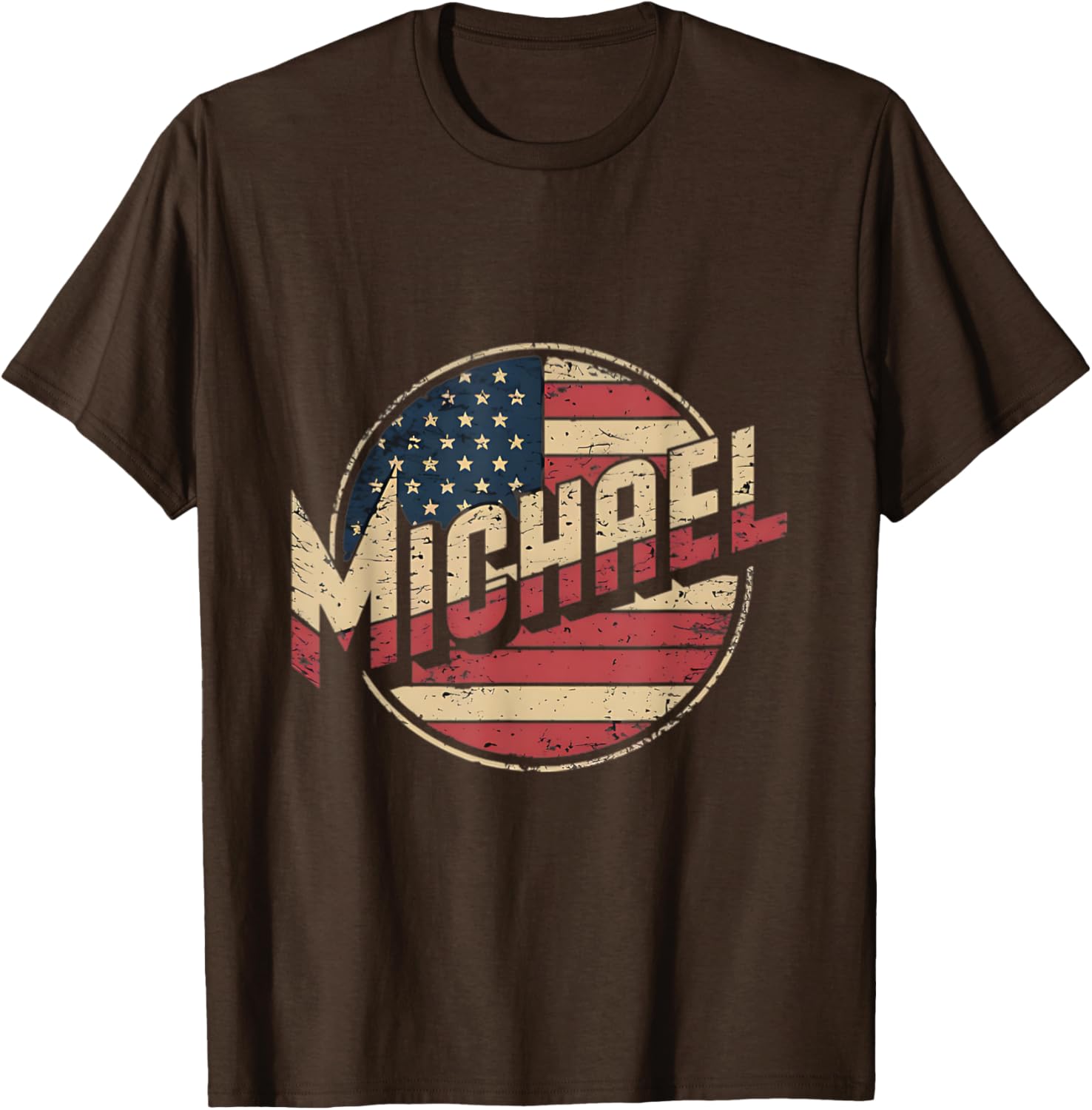 Personalized MICHAEL USA Flag Patriotic T-Shirt for Proud Americans - 4