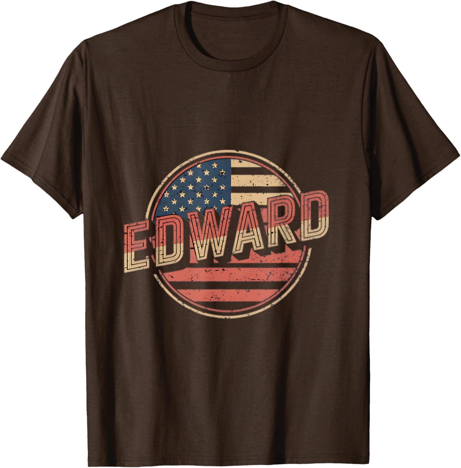 Personalized EDWARD USA Flag T-Shirt for Proud Patriots - 2