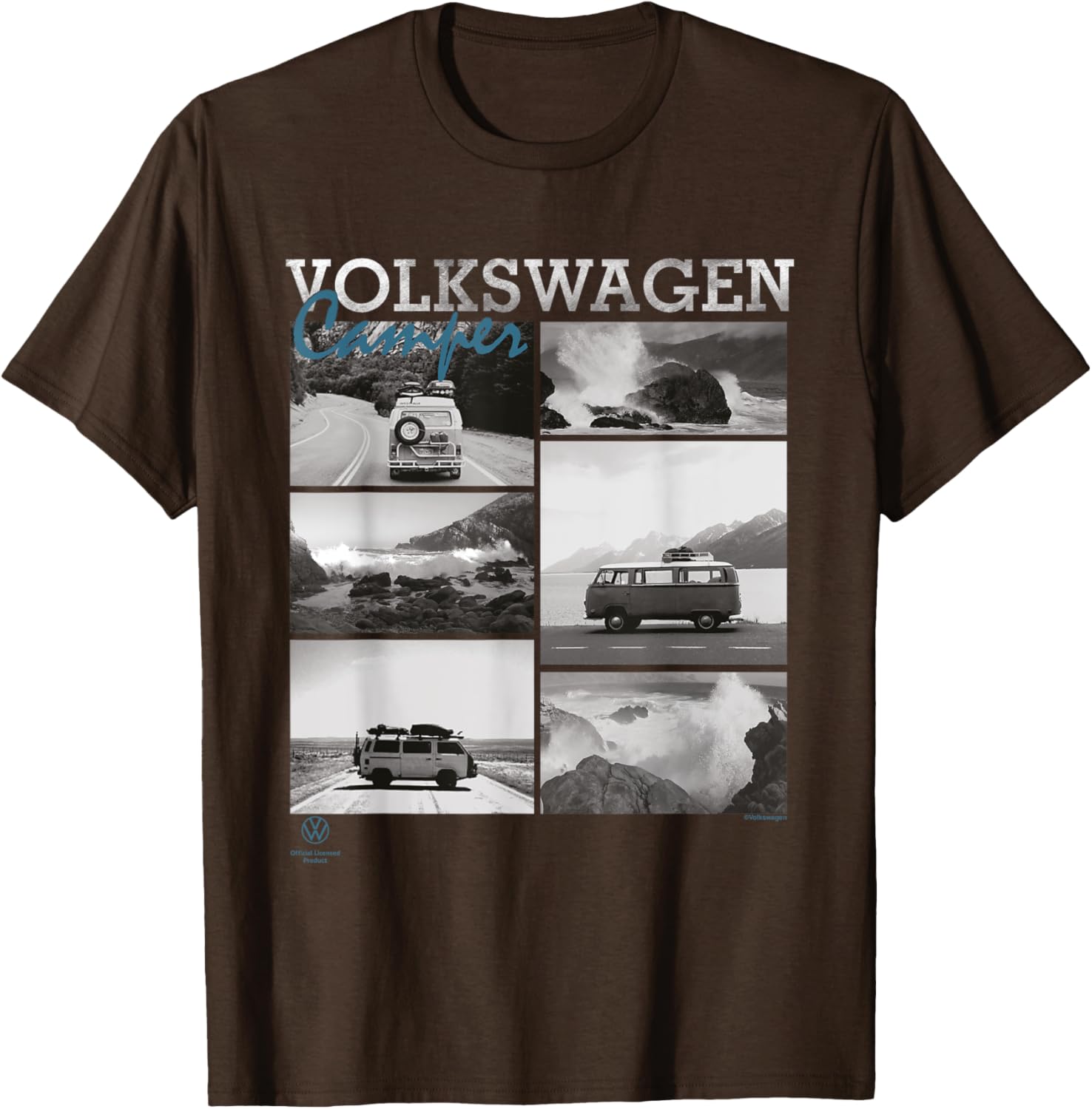 Vintage Volkswagen Camper Adventure T-Shirt for Travel Lovers - 1