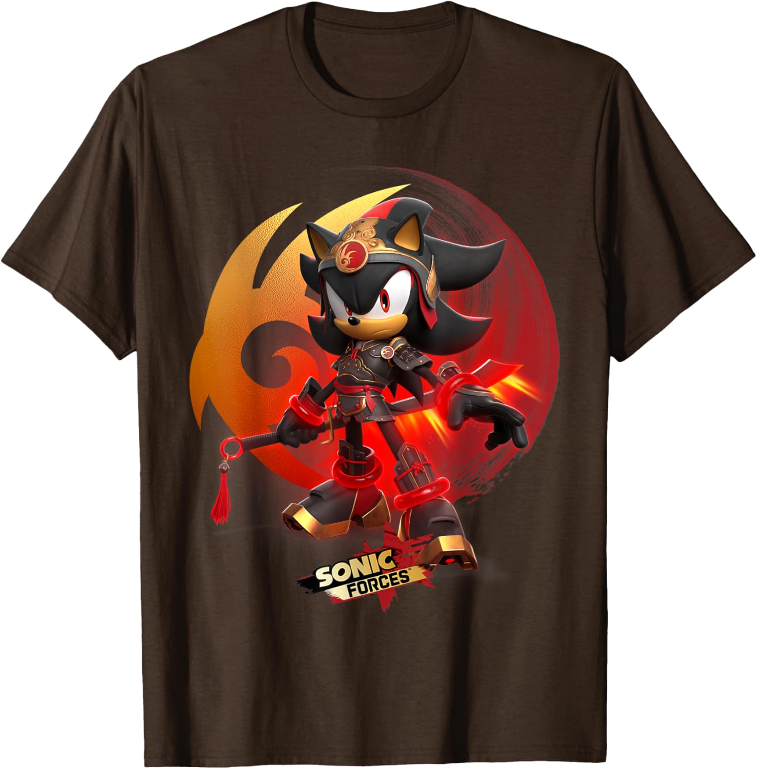 Sonic Forces Warrior Shadow T-Shirt for Fans of Sonic Adventures - 9