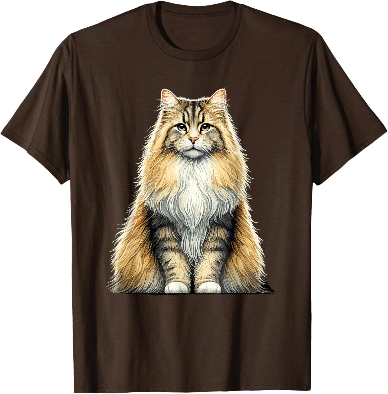 Norwegian Forest Cat T-Shirt for Cat Lovers - Cute and Comfy Design - 25